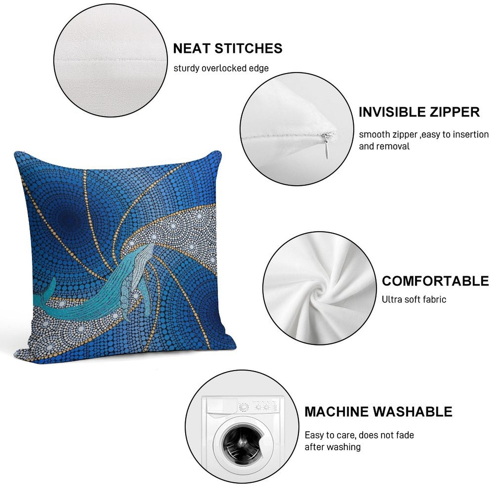 CRUSADER Soft Style Accent Throw Pillow