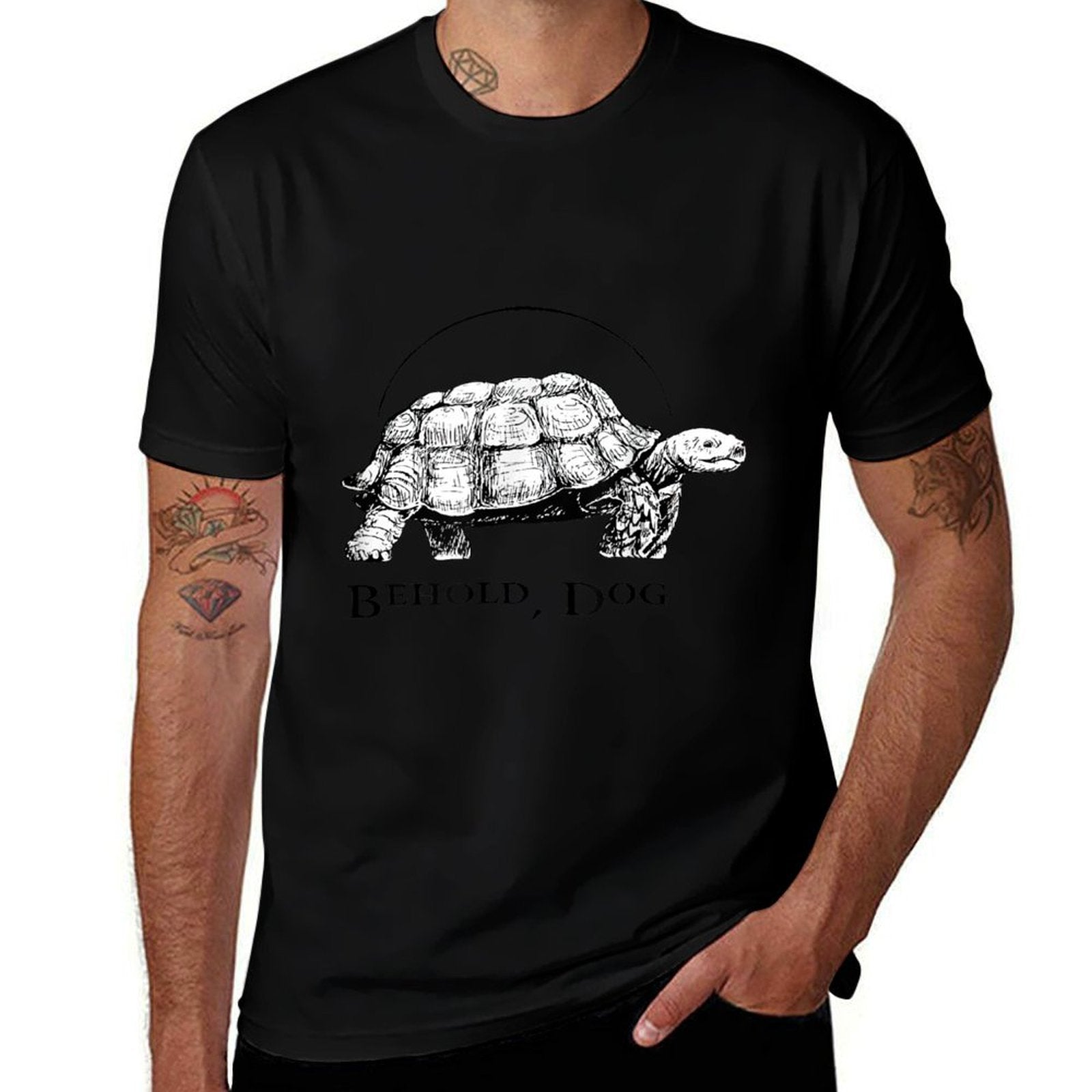 Behold Dog  Cotton T-Shirt