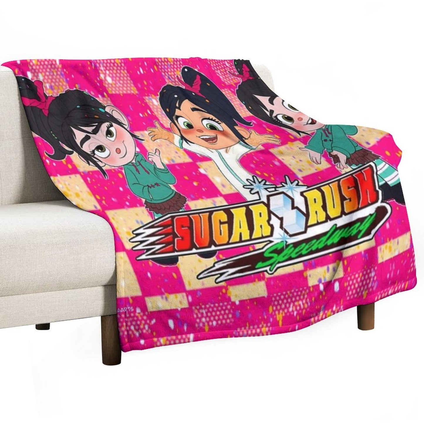 Sugar Rush - Vanellope Von Schweetz Premium Throw Blanket