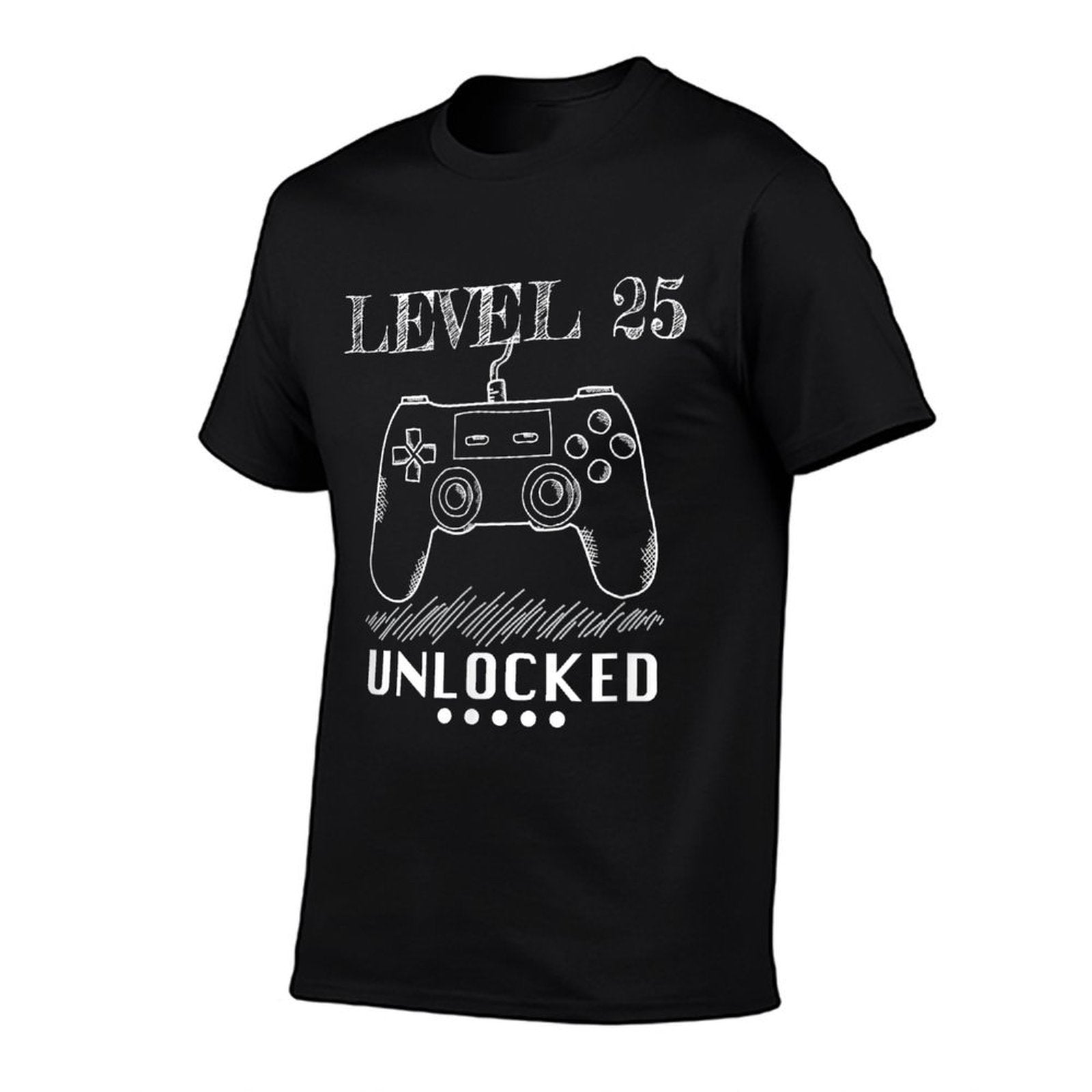 Level 25 Unlocked. 25th Birthday Games Lover Gifts  Durable T-Shirt