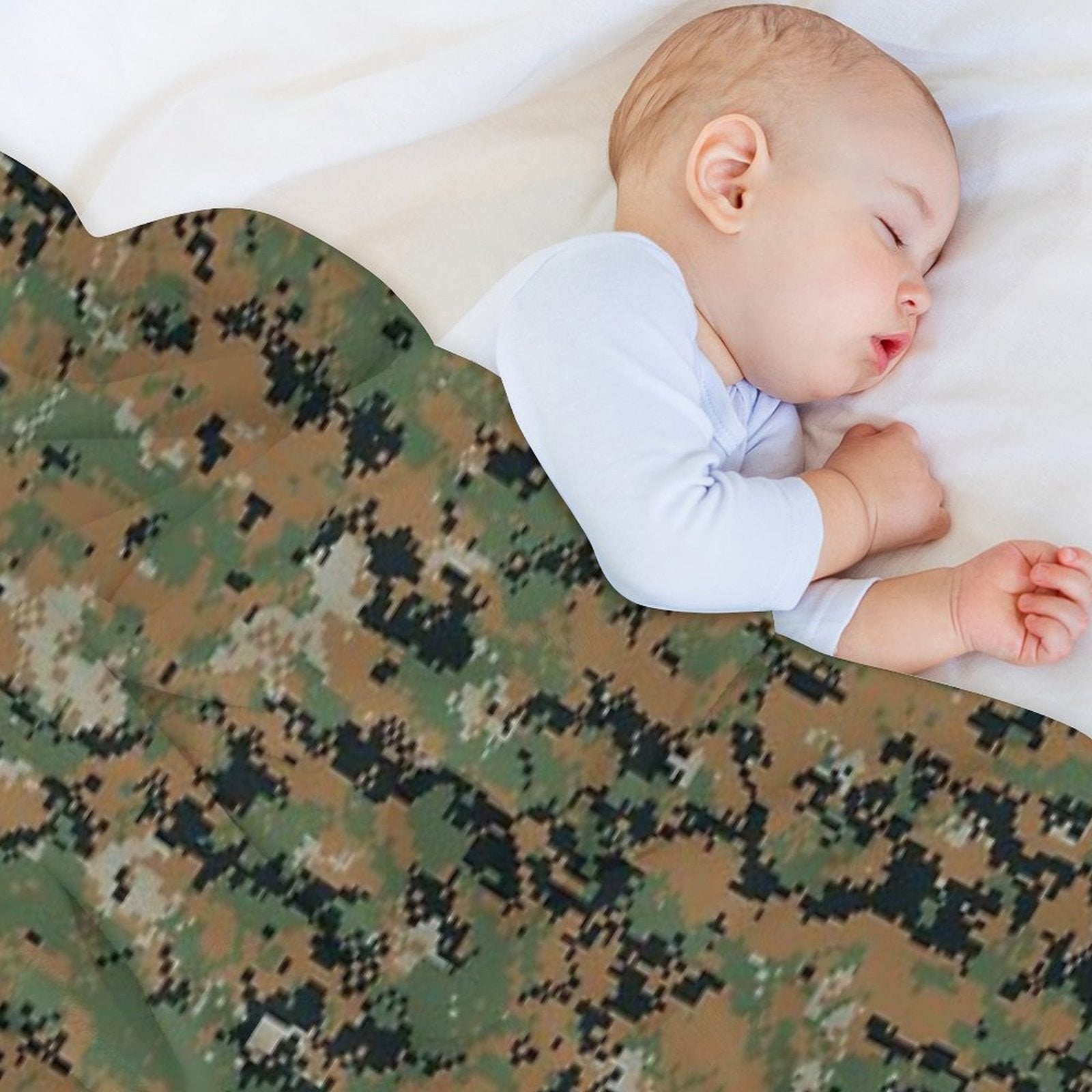 Marpat Camo Quick-dry Throw Blanket