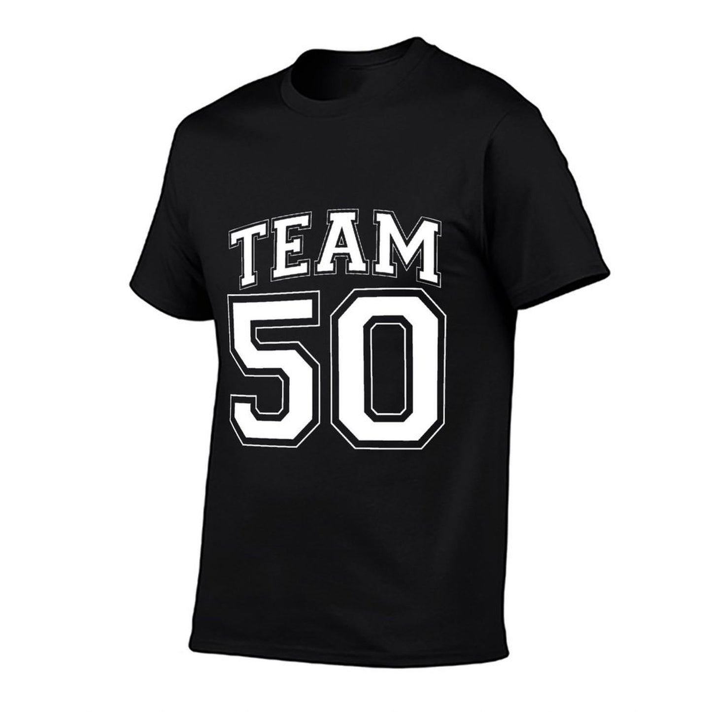 Team 50 50th Birthday Logo High-quality Stitching T-Shirt
