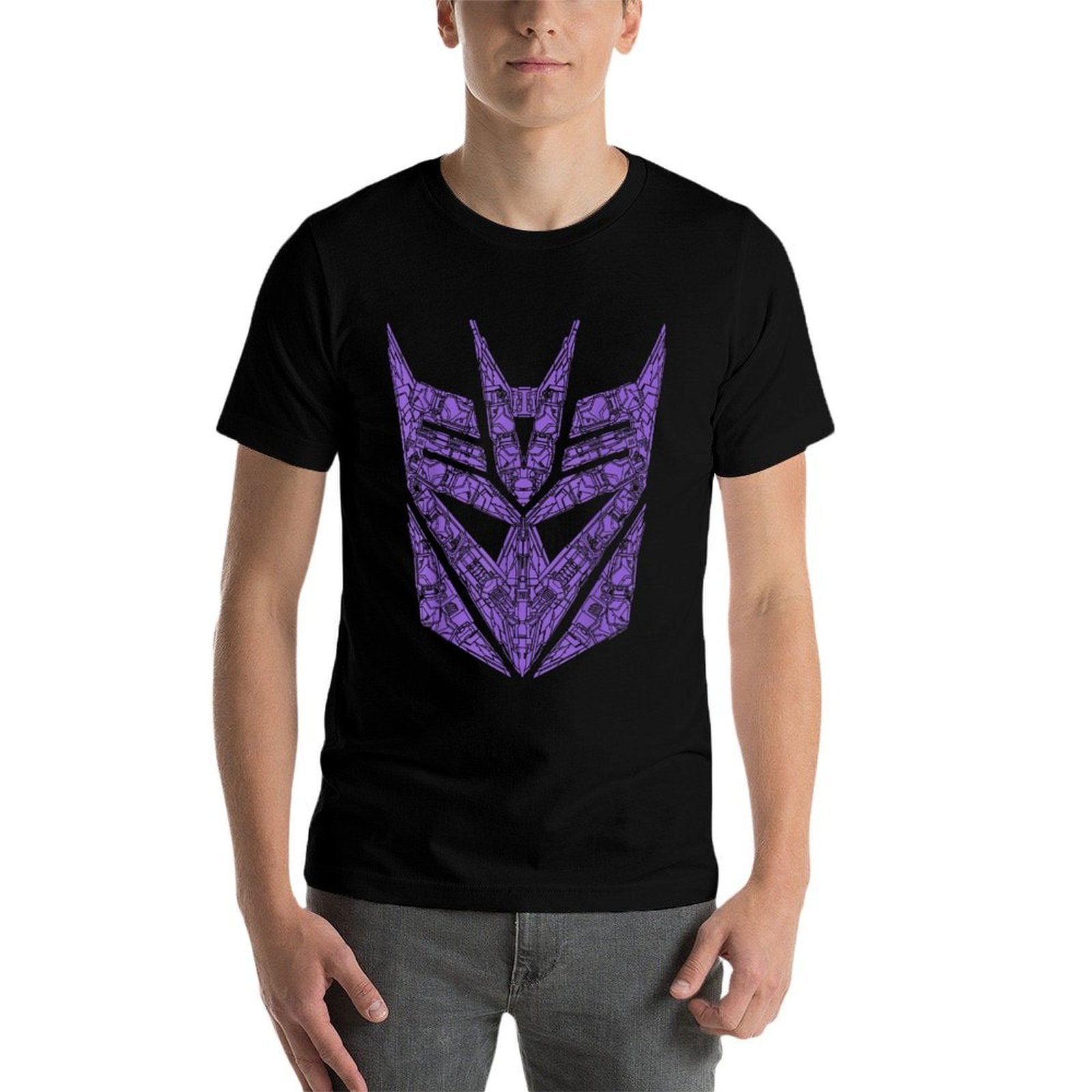 Transformers Decepticons Purple Icon Filled Logo  Odor-resistant T-Shirt