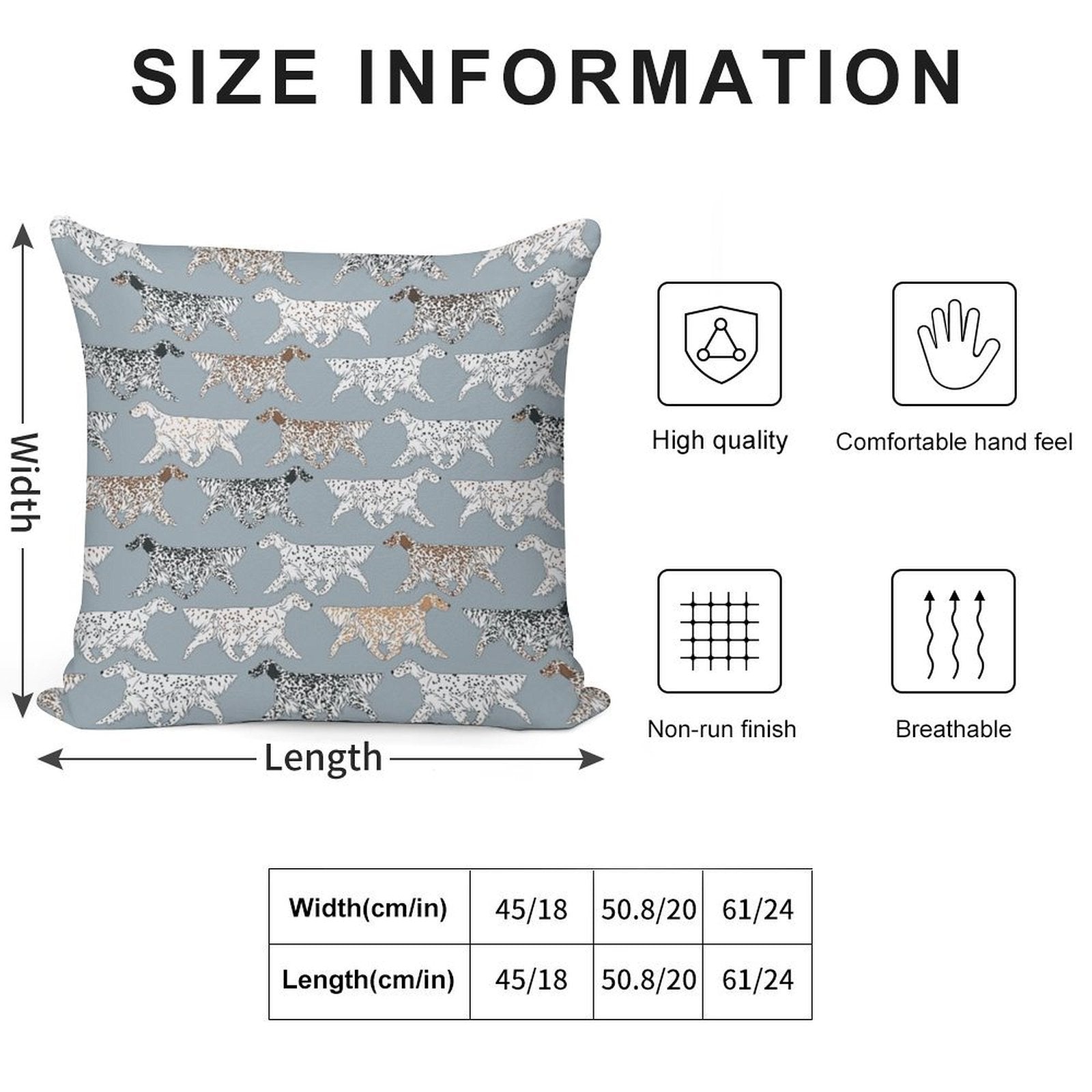 All The English Setters! Soft Luxury Feel Throw Pillow