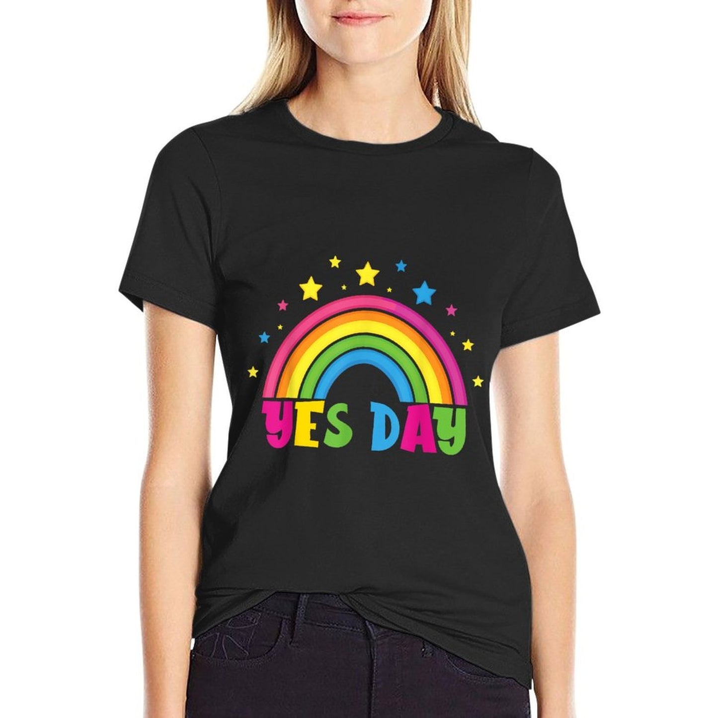 Yes Day Oversized Silhouette T-Shirt