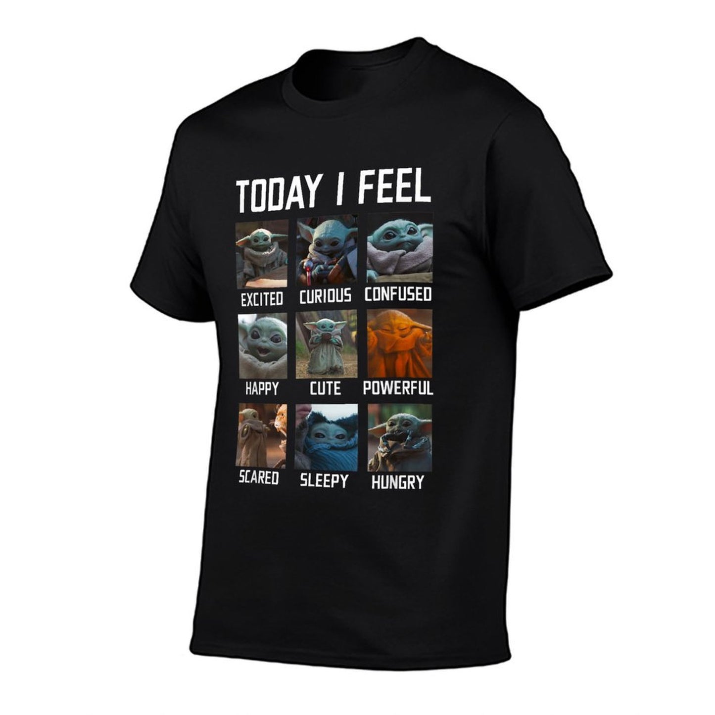 Star Wars The Mandalorian Grogu Today I Feel Emotions V2 Lightweight T-Shirt