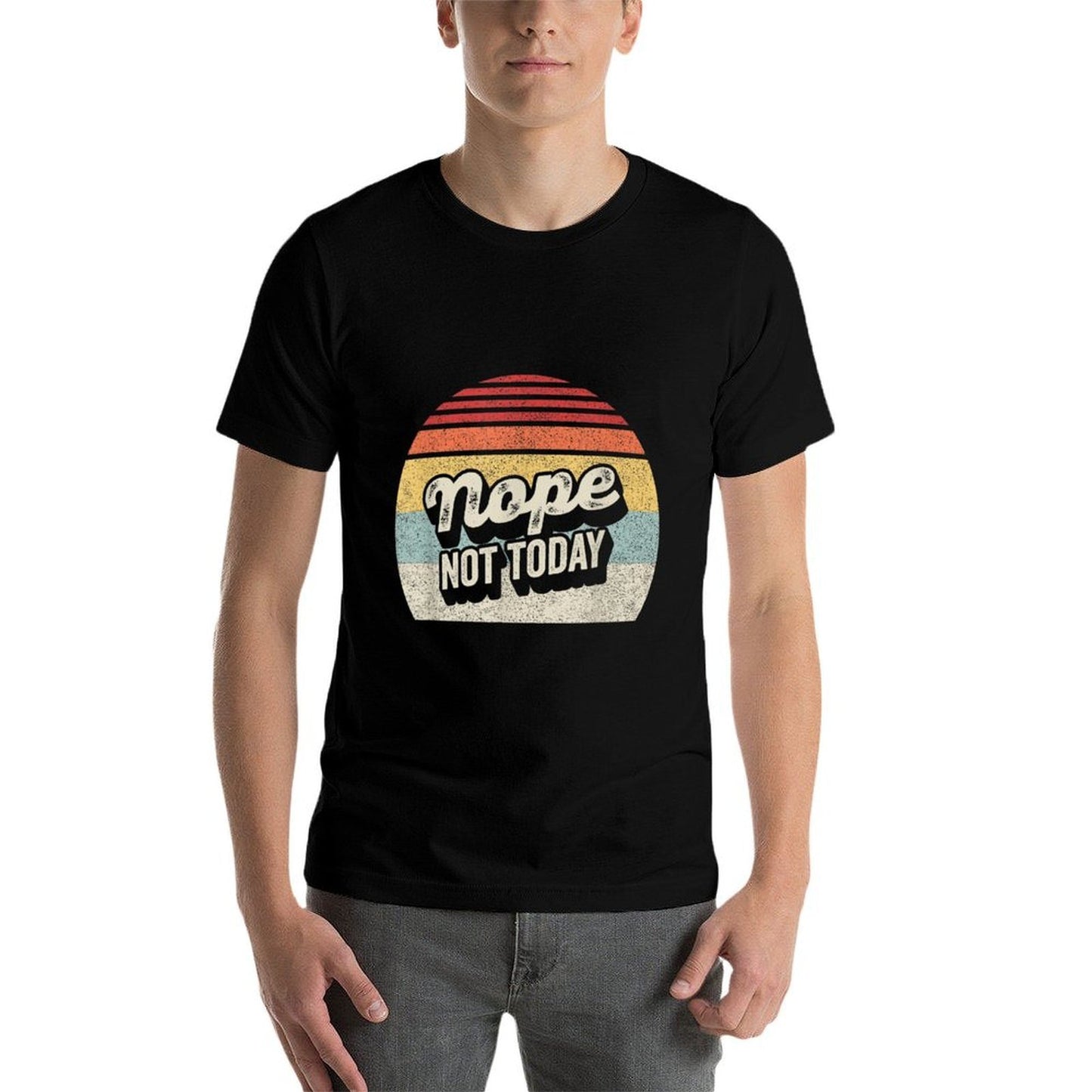 Vintage Retro Nope, Not Today Graphic-printed T-Shirt