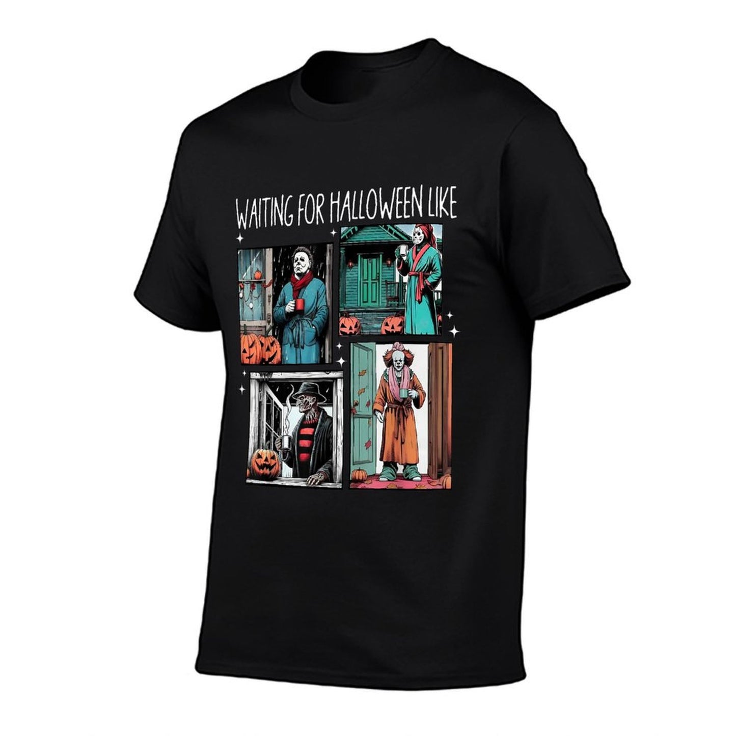 Waiting for Halloween Like Polyester Blend T-Shirt