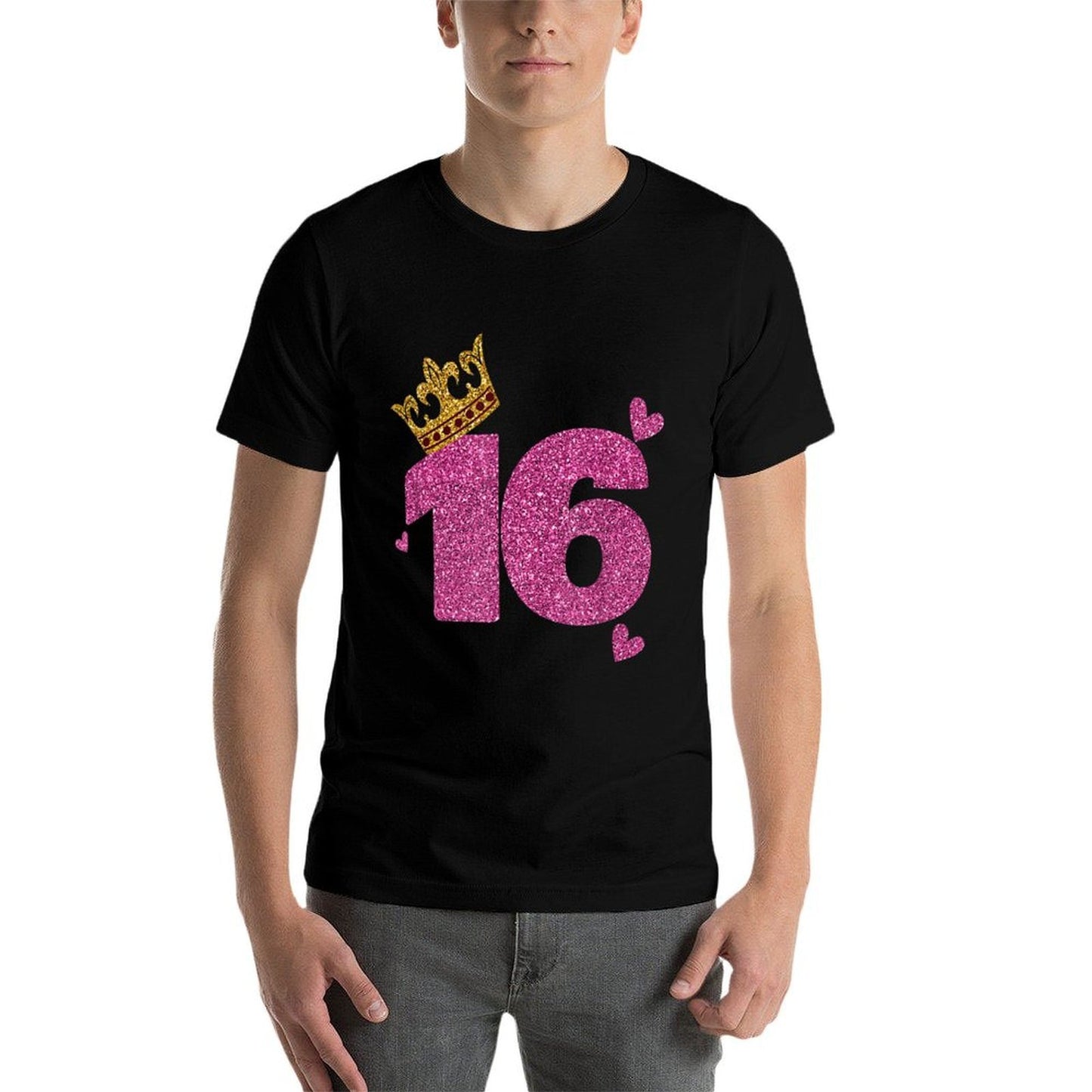 16th Birthday Crown 16 Years Old Bday Versatile T-Shirt