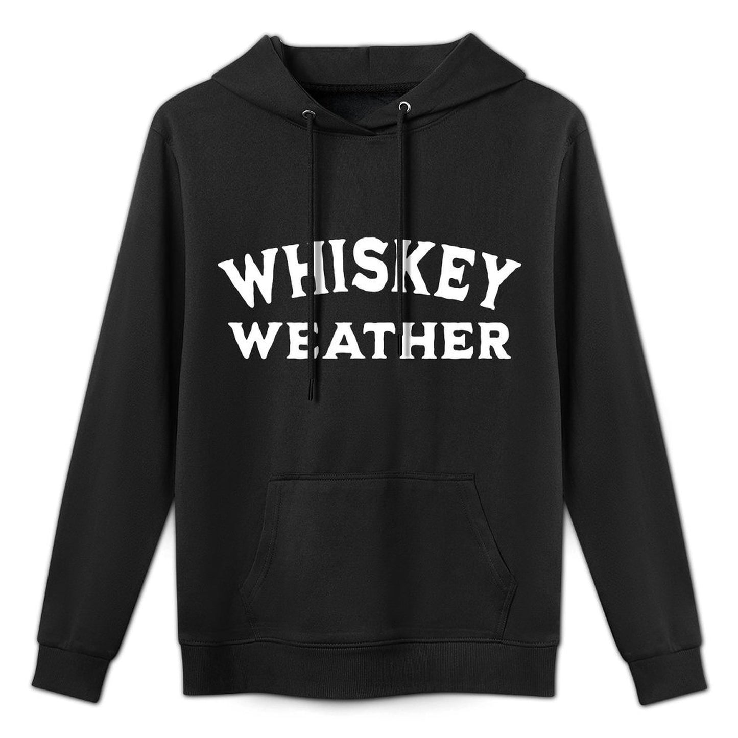 Whiskey Weather Meme Quote for Bourbon Or Scotch Whiskey Fan Pilling-Resistant Hoodie