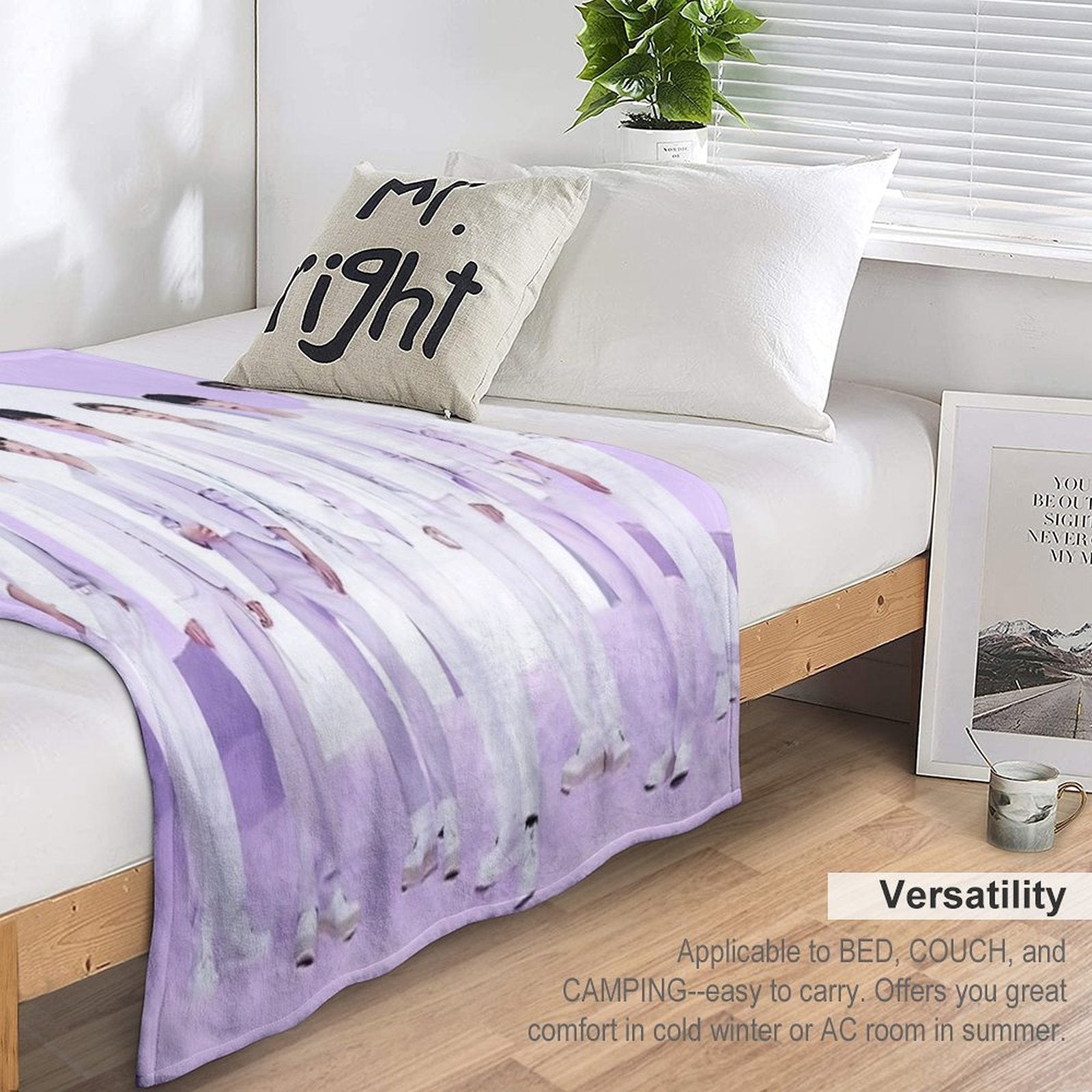BTS THe Best All Members Anti-pilling Throw Blanket
