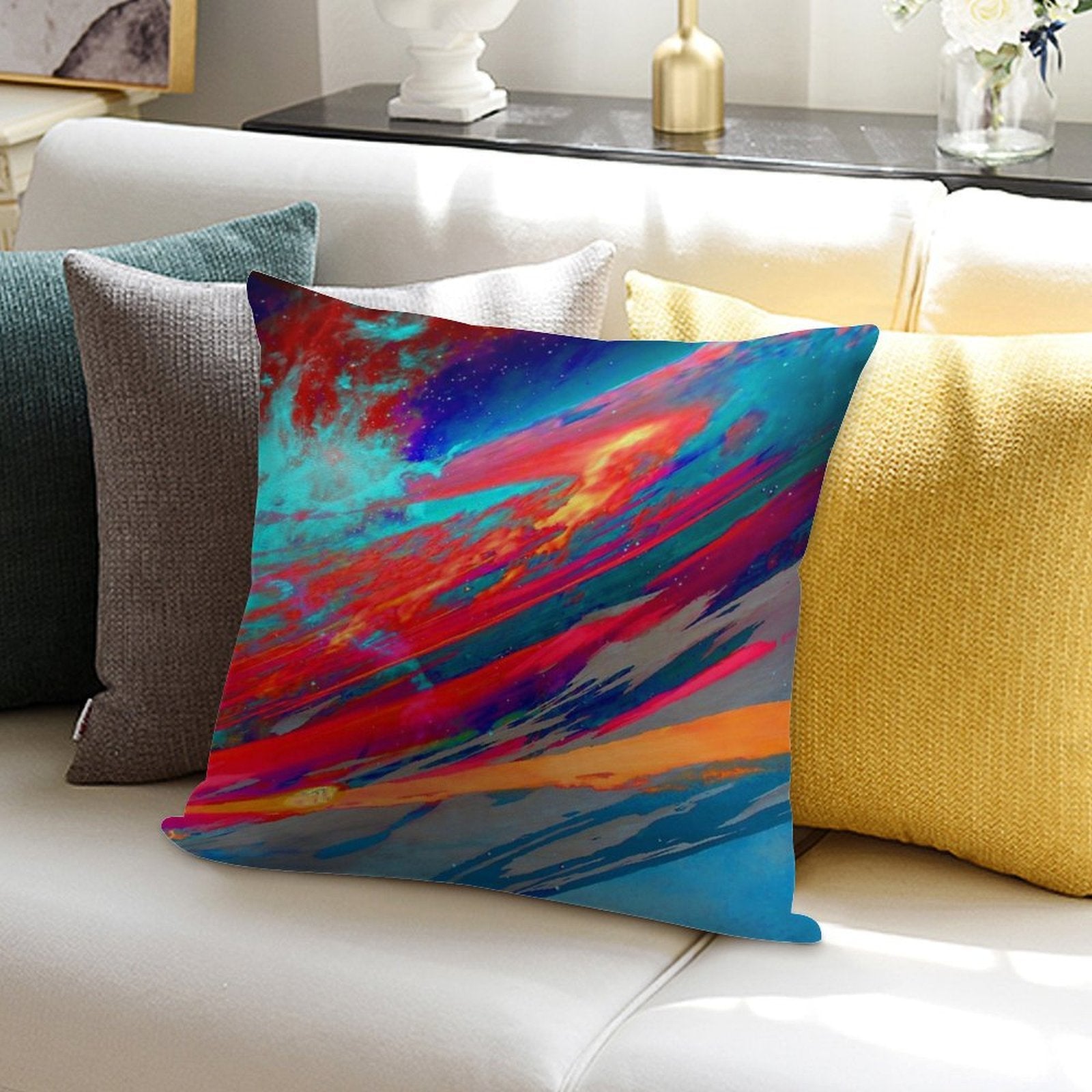 Nebula Soft Warmth Comfort Throw Pillow