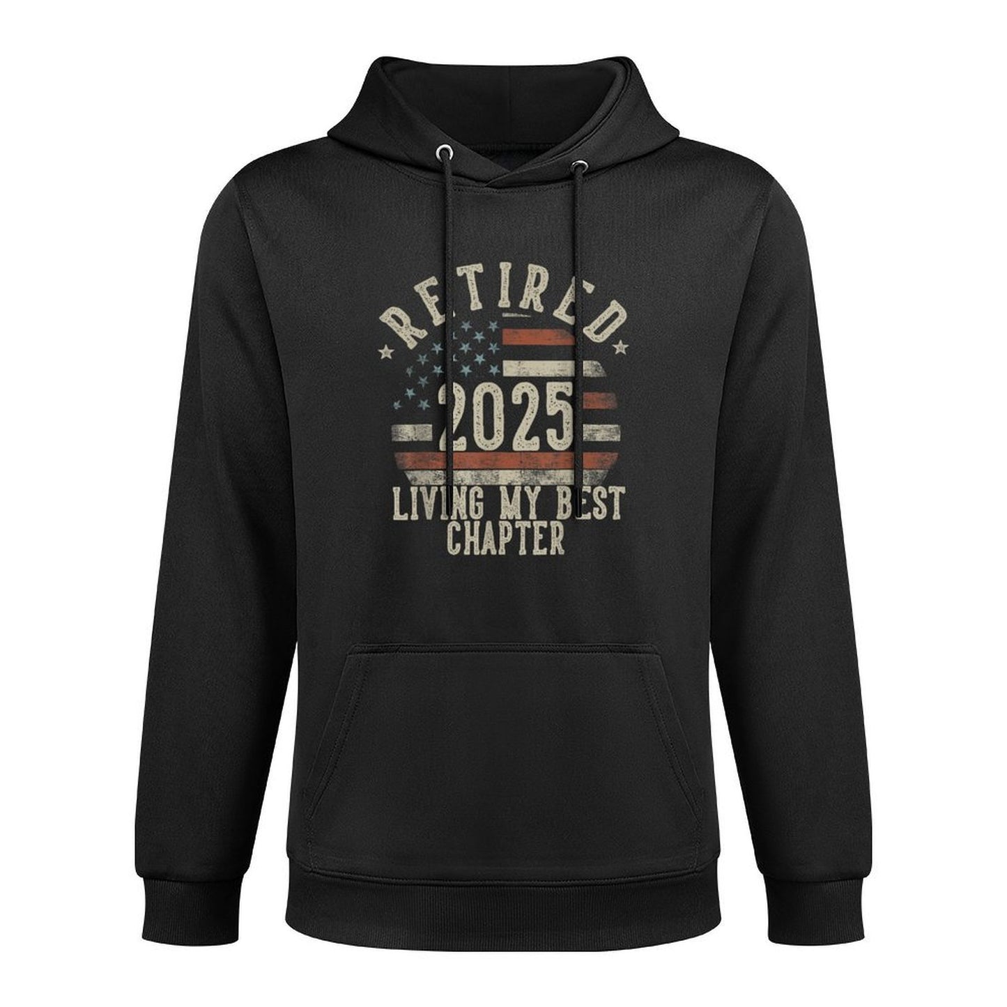 Retired 2025 Living My Best Chapter Retirement Gifts Men Pilling-Resistant Hoodie