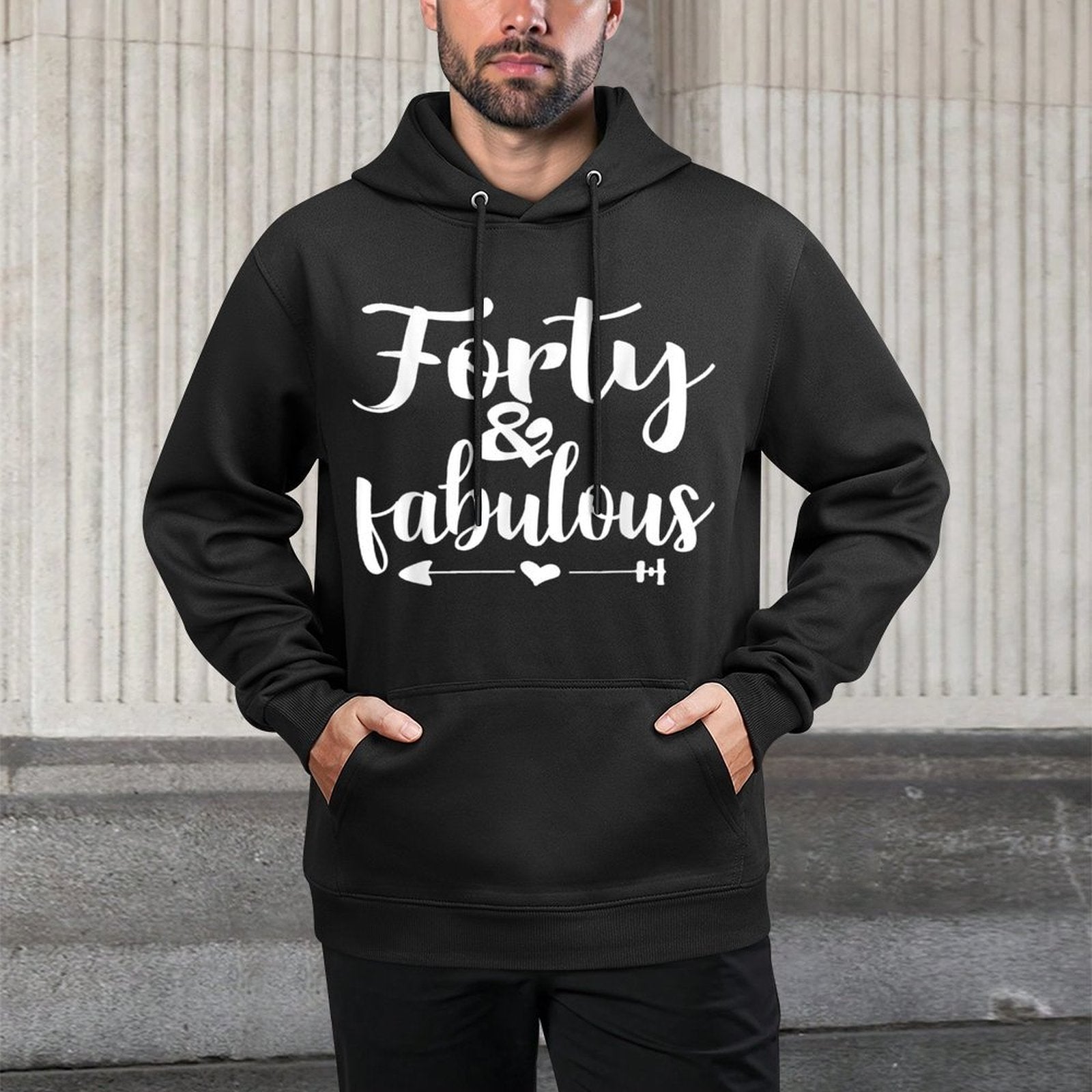 Forty And Fabulous Shirt 40th Birthday for Women Versatile Streetwear Hoodie
