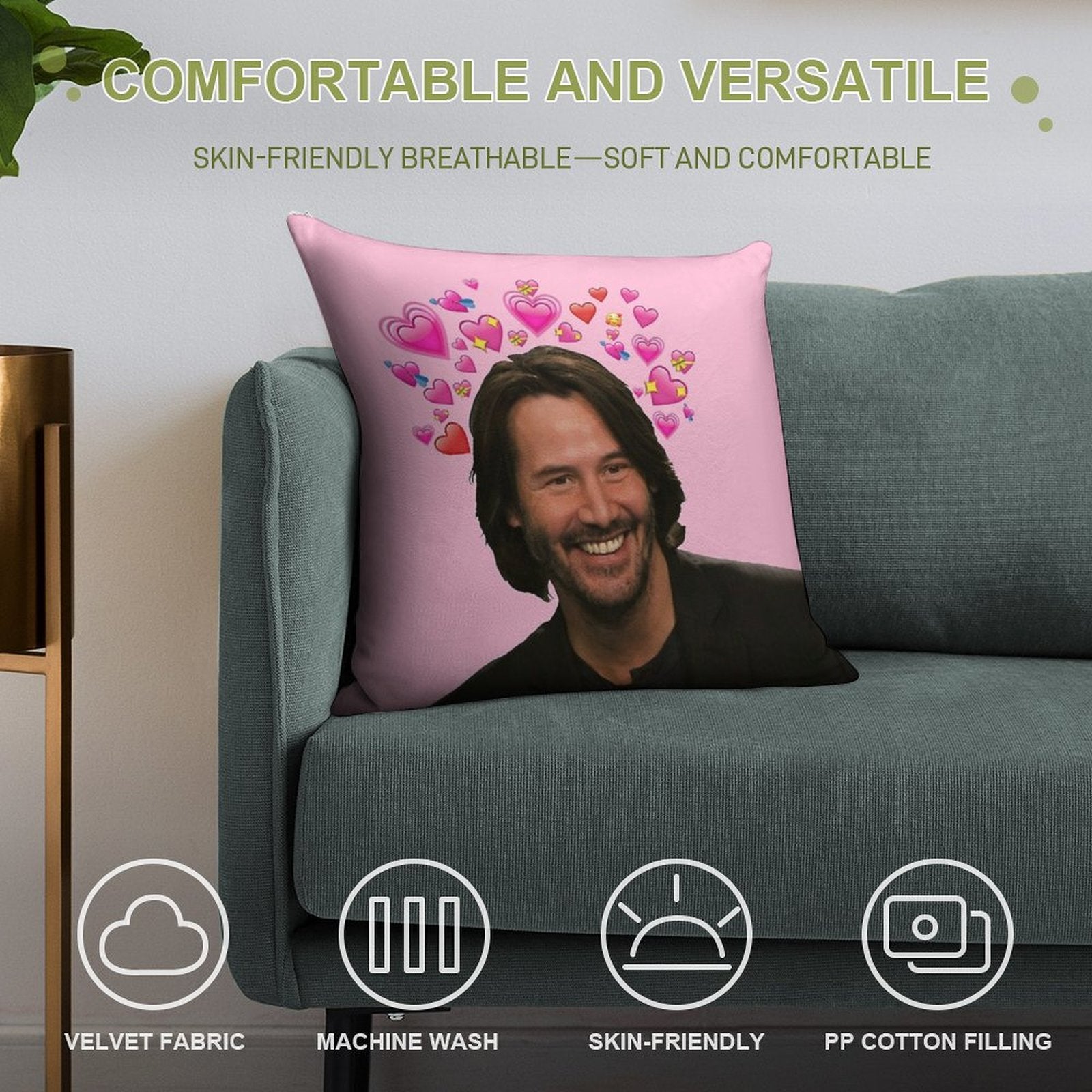 You’re Breathtaking Soft Home Decor Throw Pillow