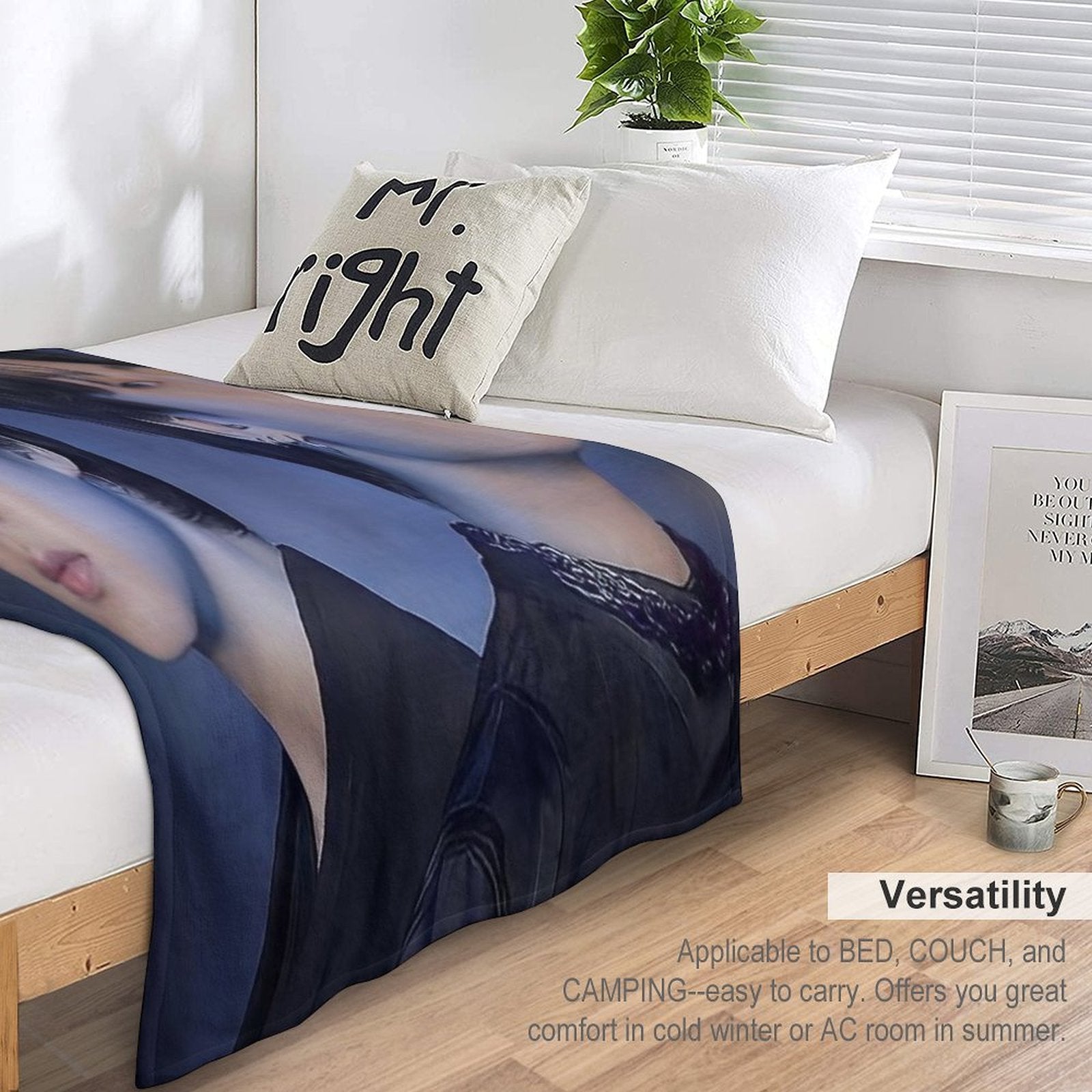 Jikook Easy Care Throw Blanket