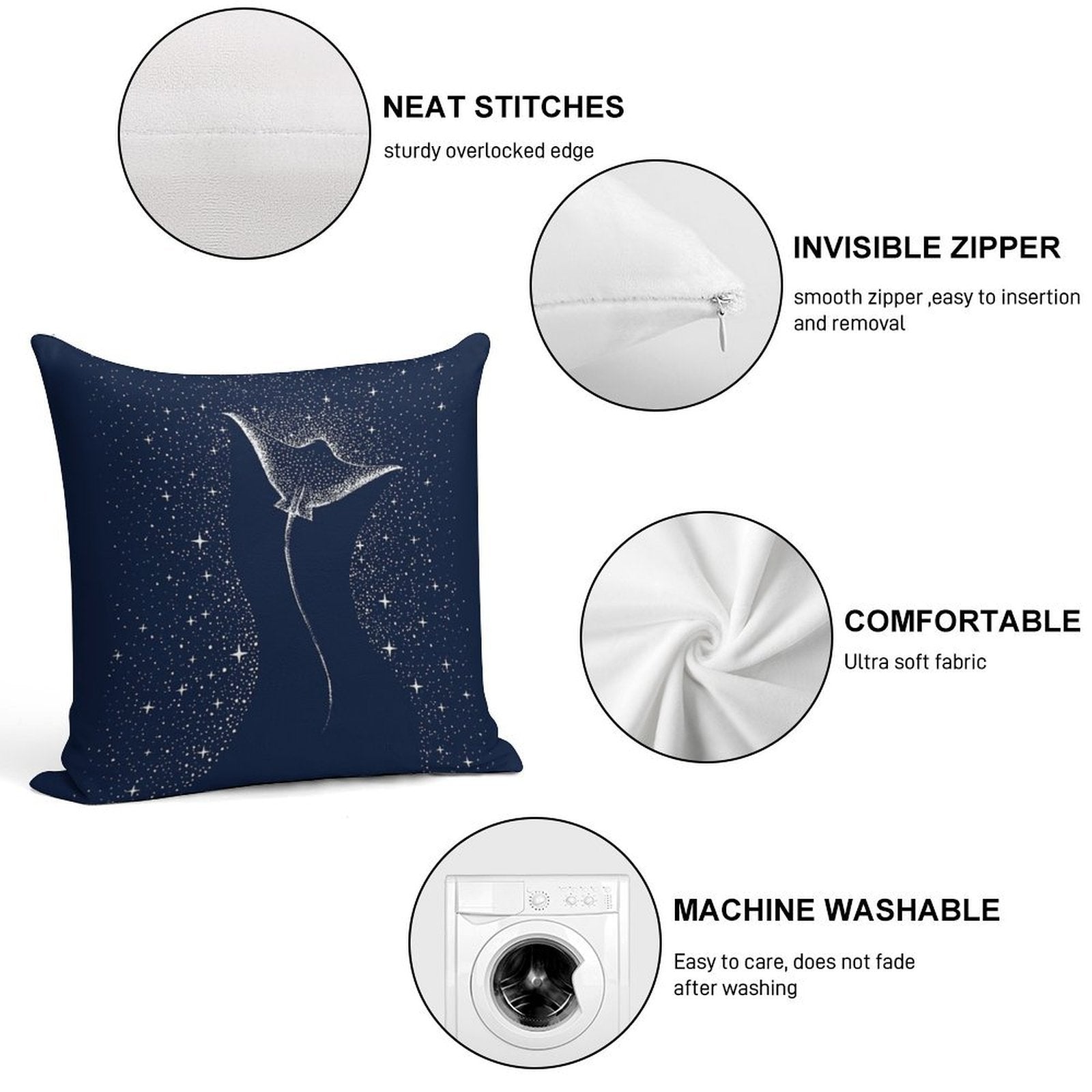 Star Collector Soft Style Accent Throw Pillow