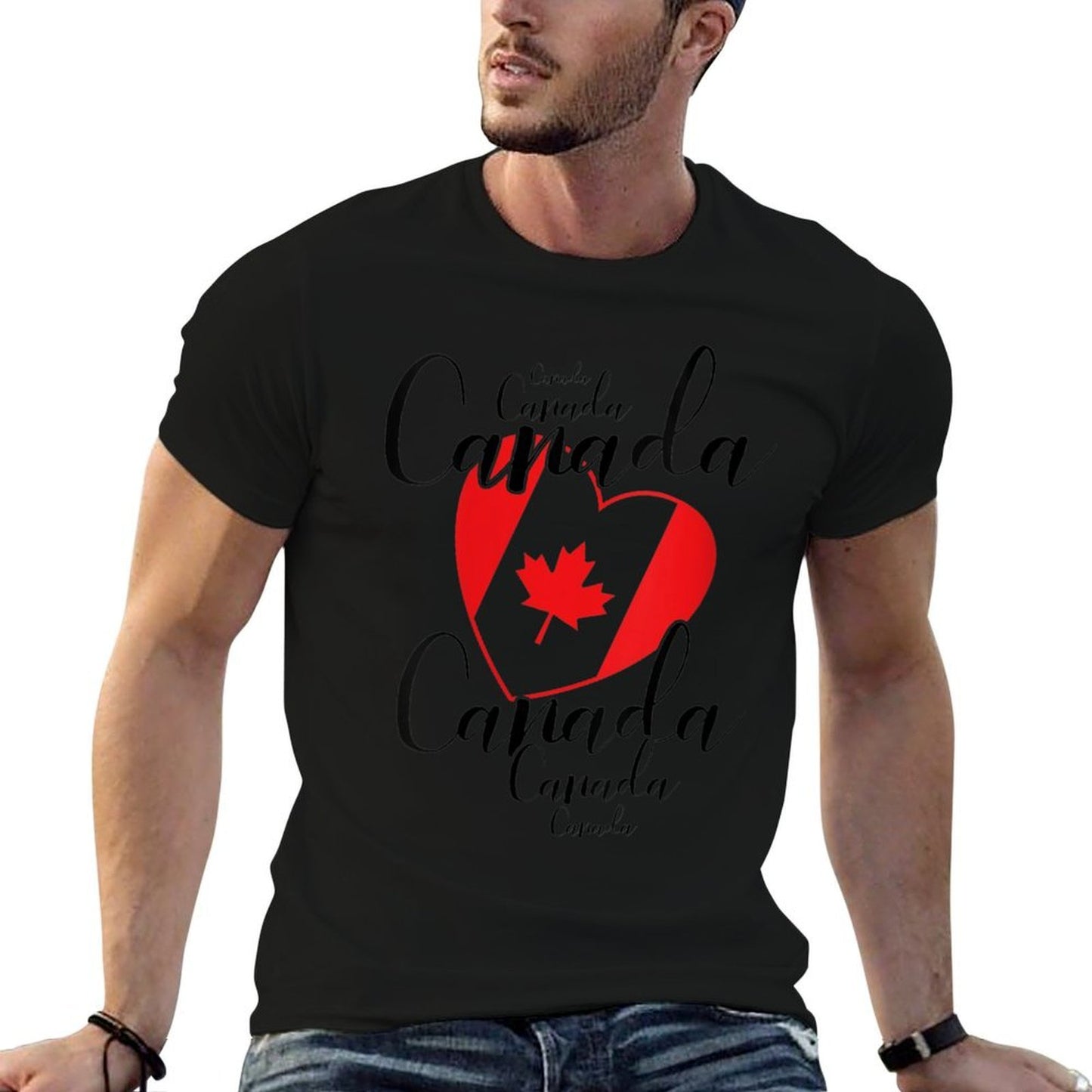 Womens Canadian Maple Leaf Canada Gift Durable T-Shirt