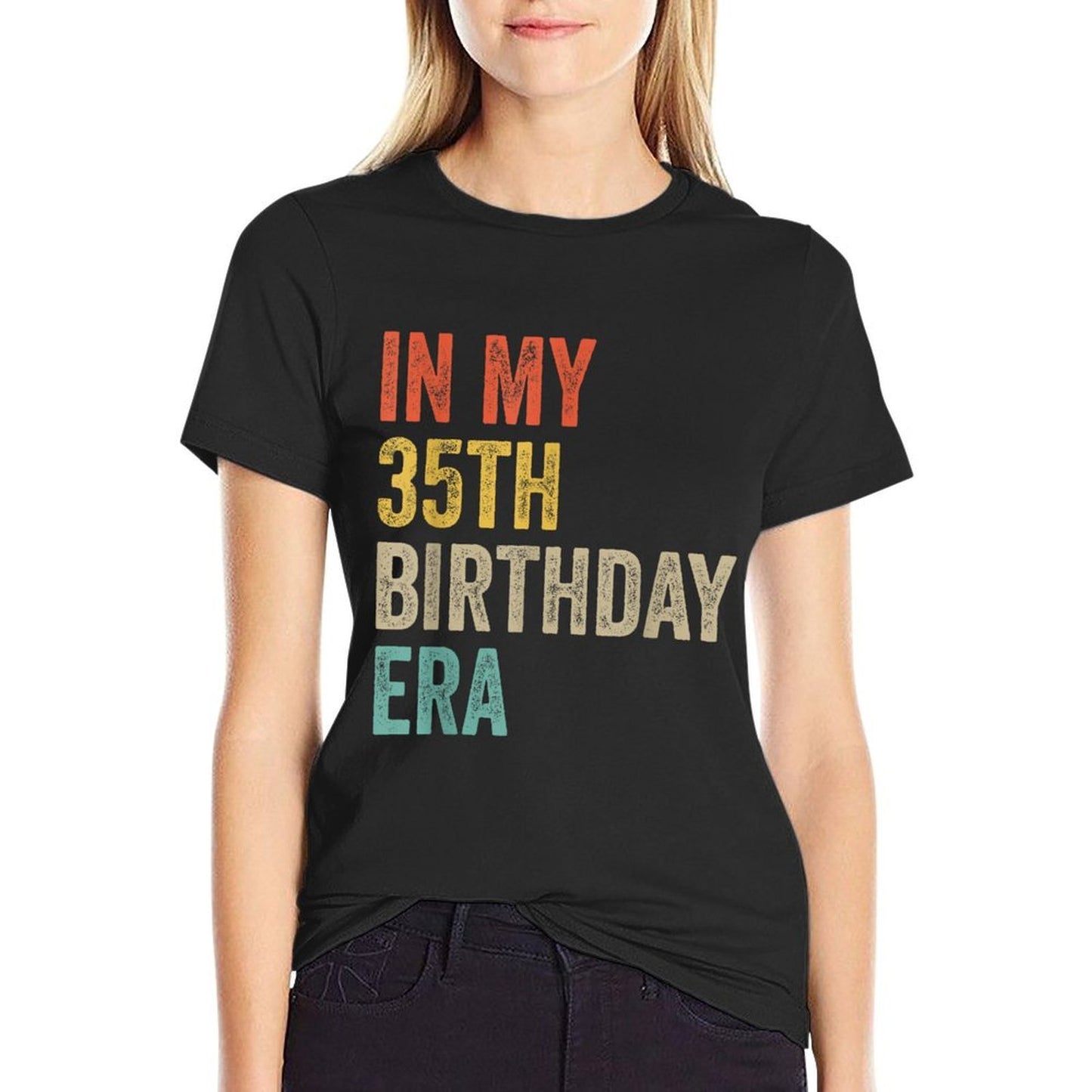35 Years Old Men Women 1990 In My 35th Birthday Era  Moisture-wicking T-Shirt