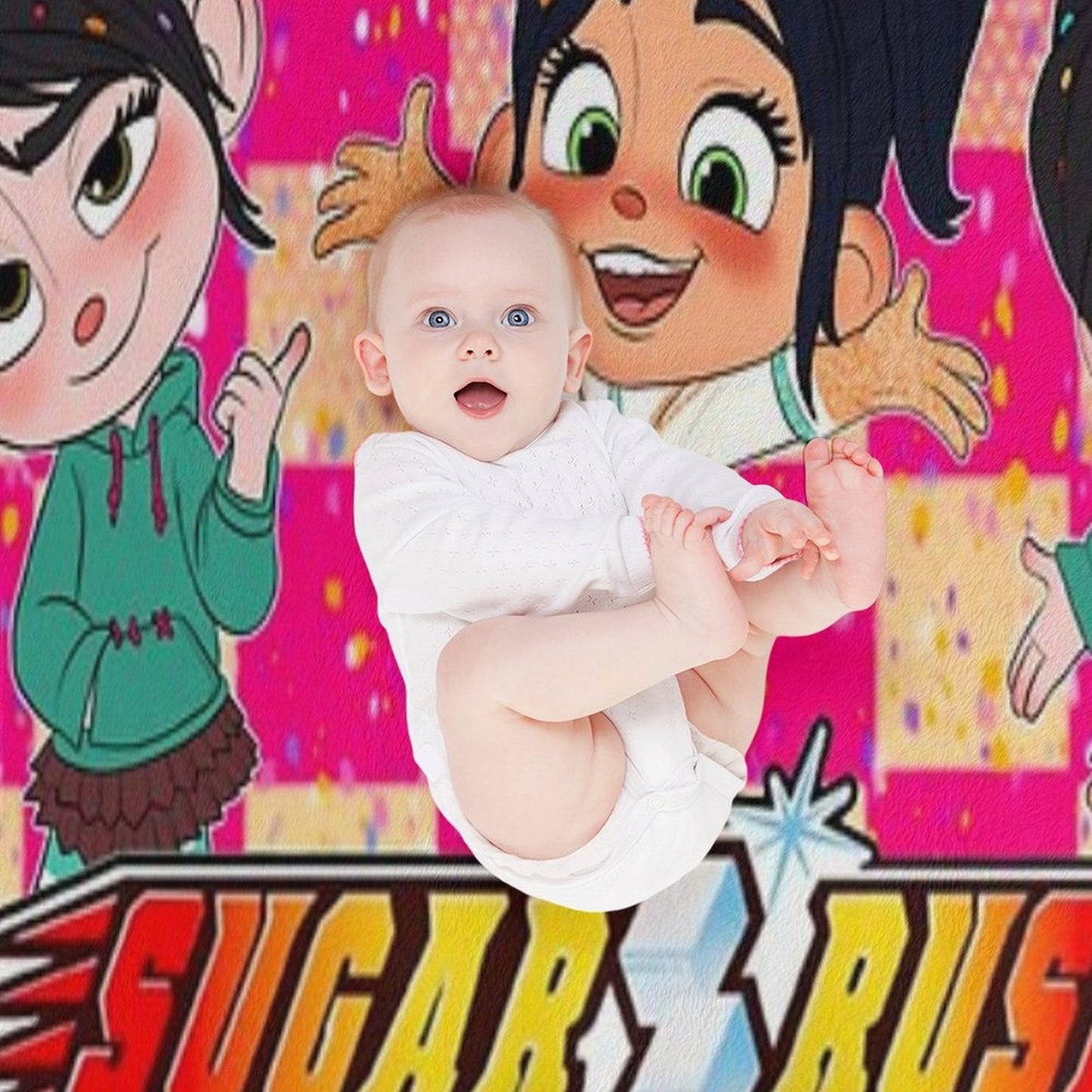 Sugar Rush - Vanellope Von Schweetz Premium Throw Blanket