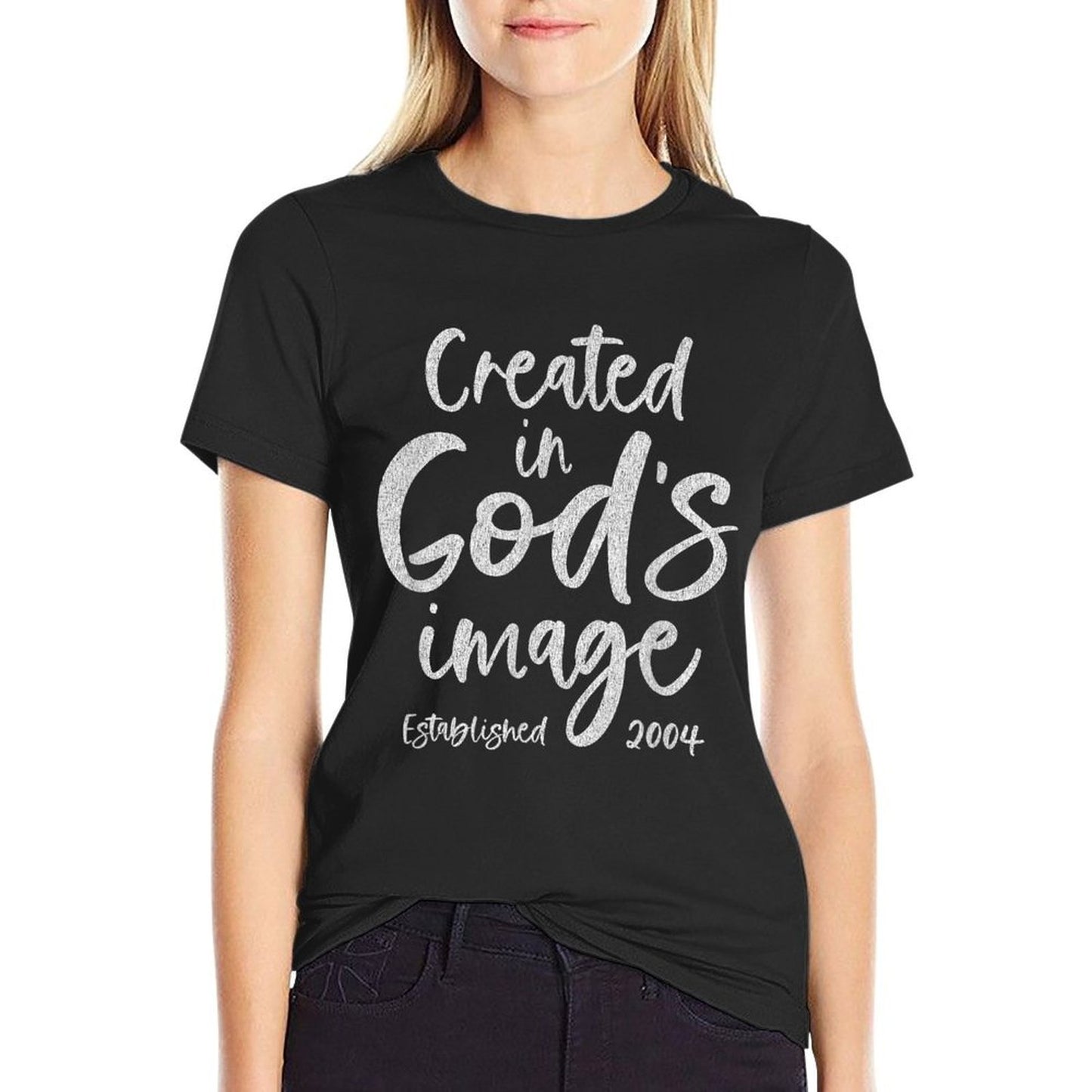 21 Year Old Christian Jesus And God 2004 21st Birthday Moisture-wicking T-Shirt