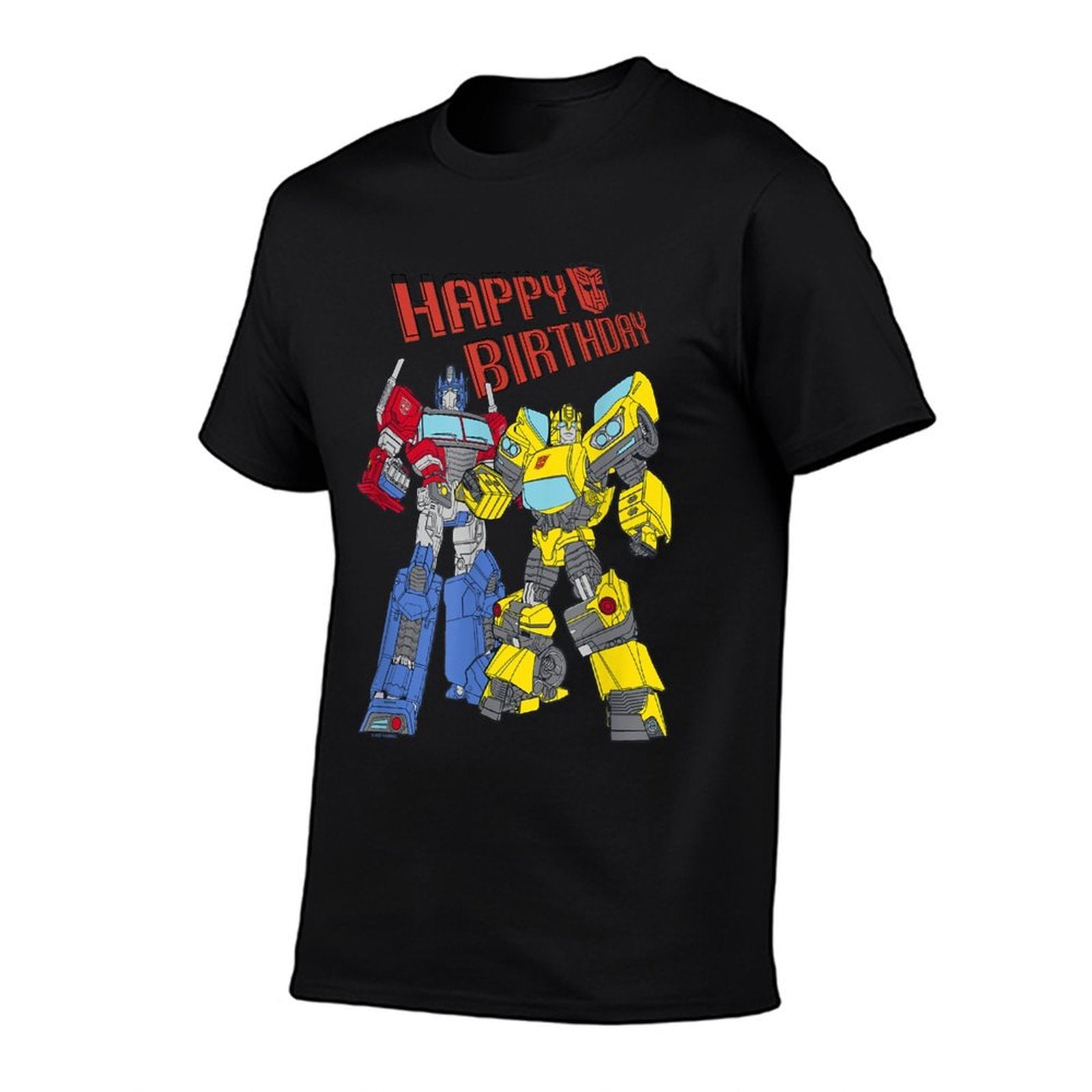 Transformers Evergreen Happy Birthday Autobots Action Pose  Odor-resistant T-Shirt