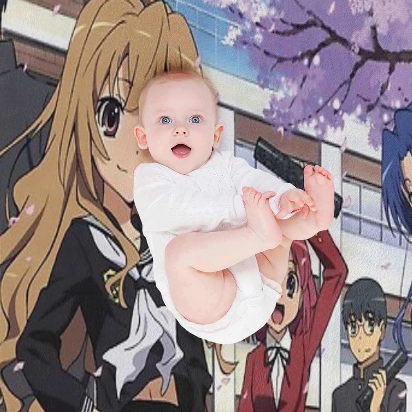 Toradora Eco-conscious Throw Blanket