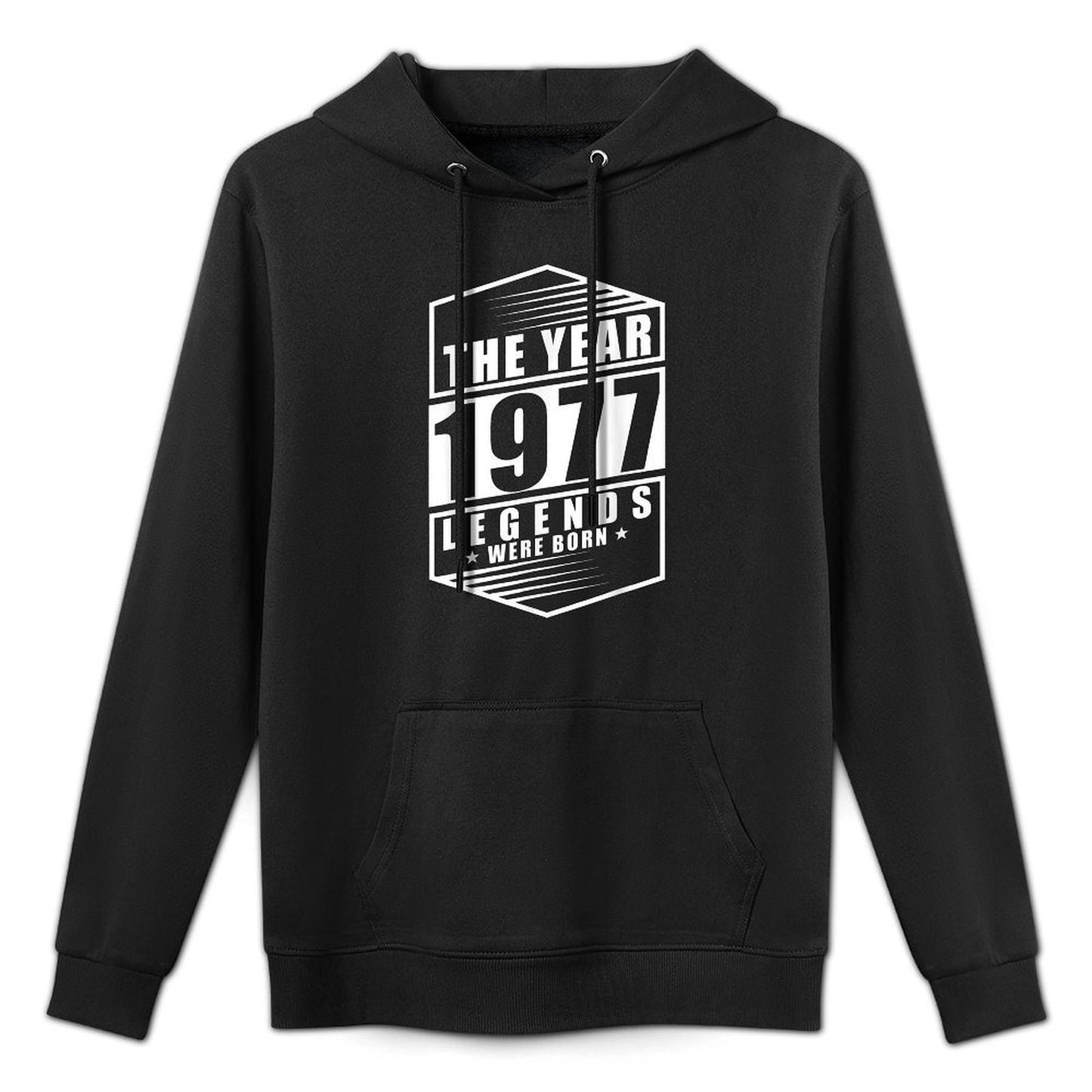 The Year 1977 Legends Were Born 40th Birthday Medium-Weight Fabric Hoodie