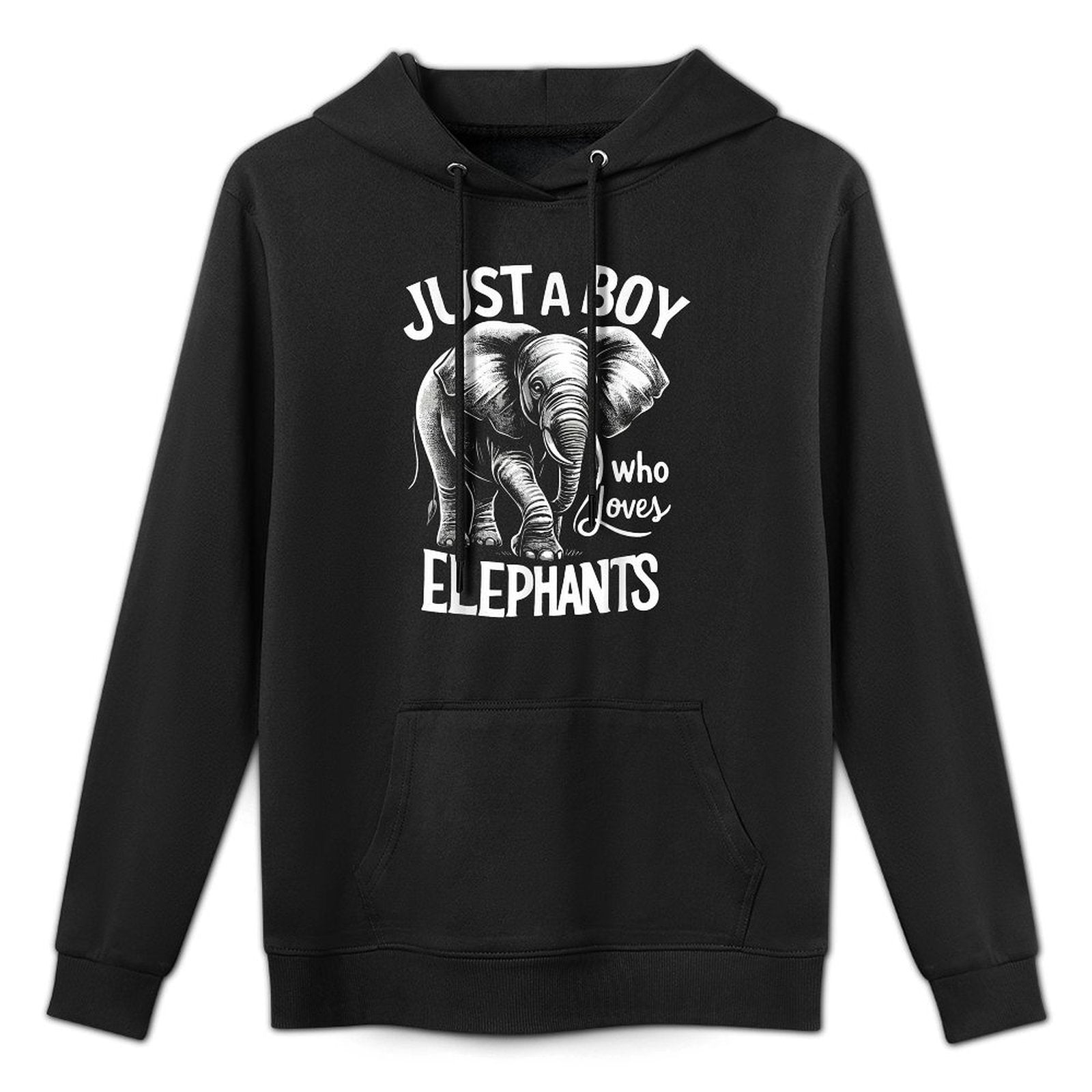 Elephant Just A Boy Who Loves Elephants Moisture-Wicking Hoodie
