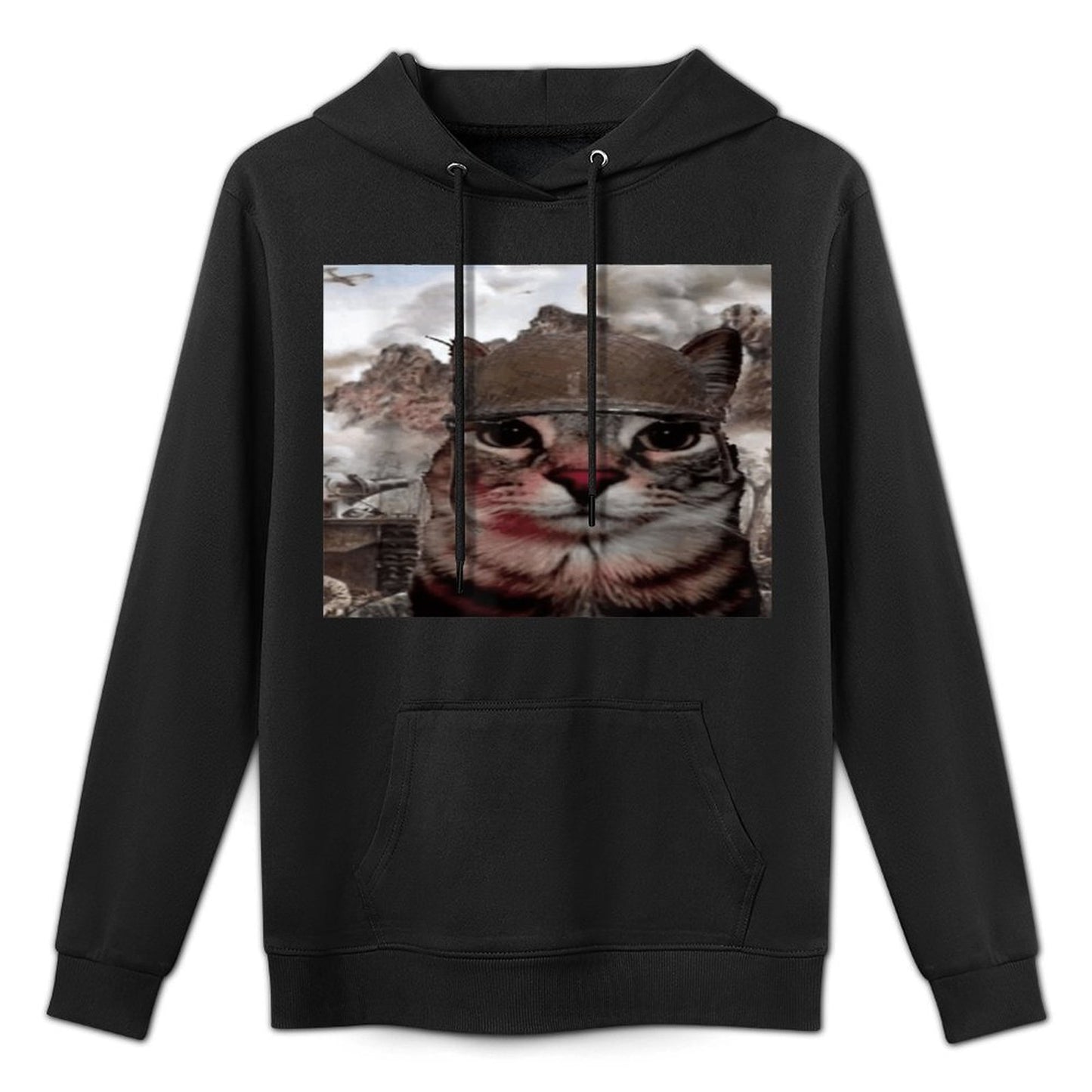 Thousand Yard Stare Funny for Men, for Women, for Girls. Adjustable Hood Hoodie