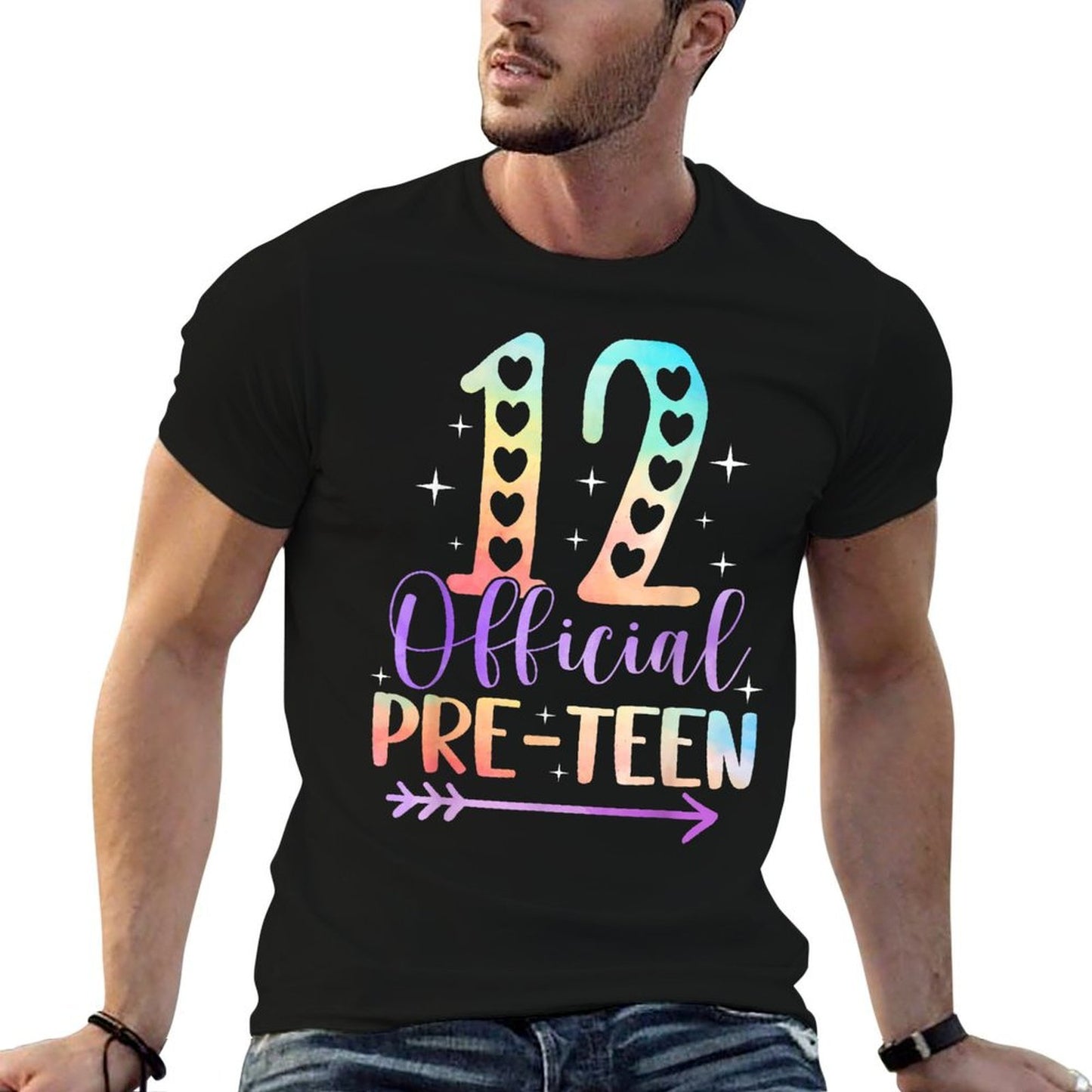 12 Official Pre-Teen 12th Birthday Funny Girls Pren Girl Durable T-Shirt