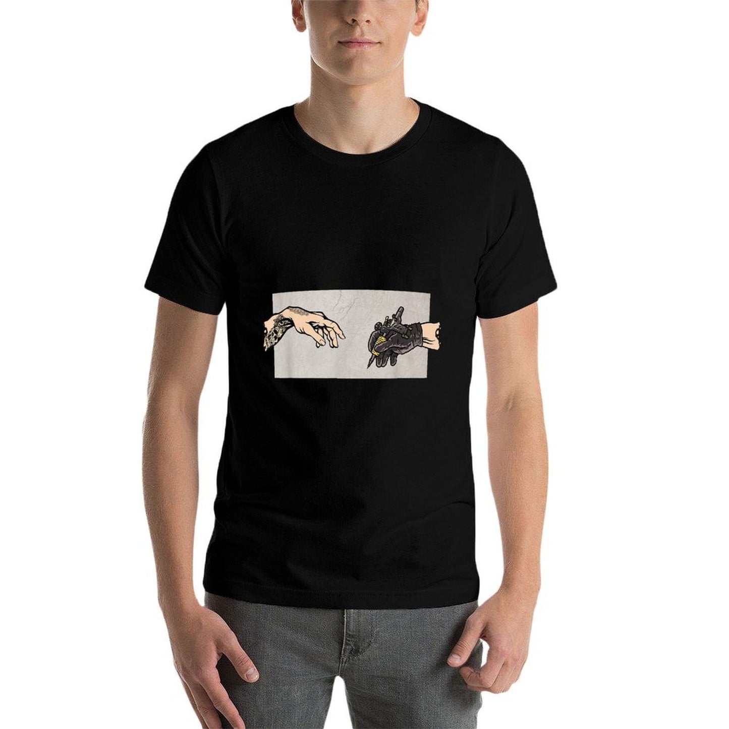 Tattoo Gun Tattoo Artist Funny Tattoo Summer-ready Fabric T-Shirt