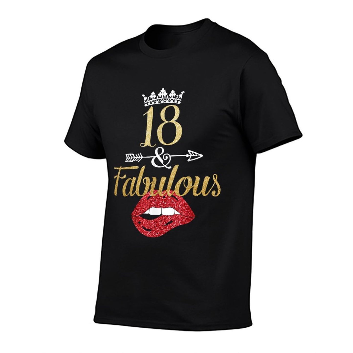 18 Years Girl Woman Old And Fabulous Happy 18th Birthday Polyester Blend T-Shirt