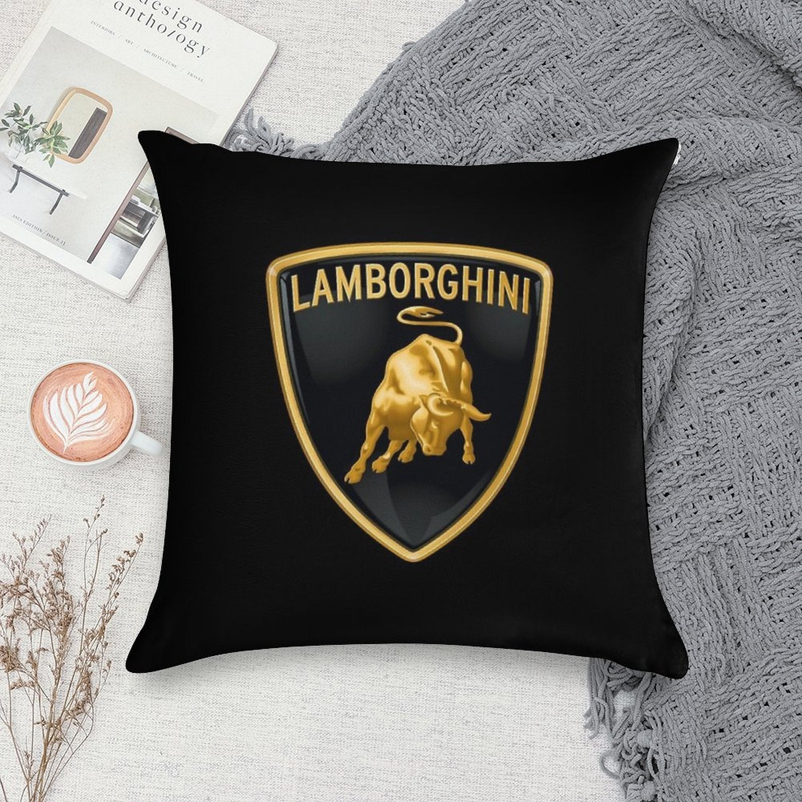 Pure Yellow Jasmine Soft Warmth Comfort Throw Pillow