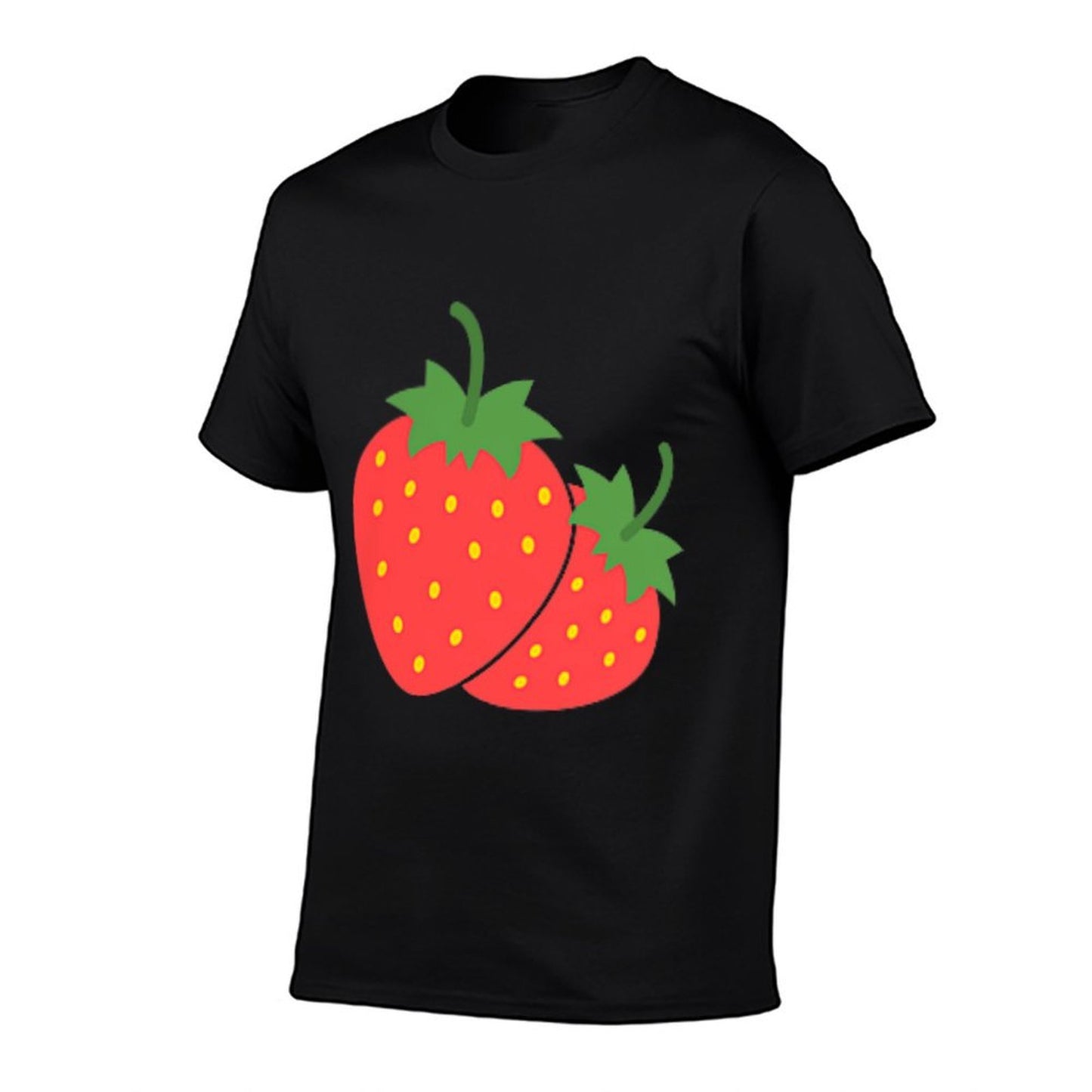 Strawberry Pocket Strawberry Art Trendy Stretchy T-Shirt