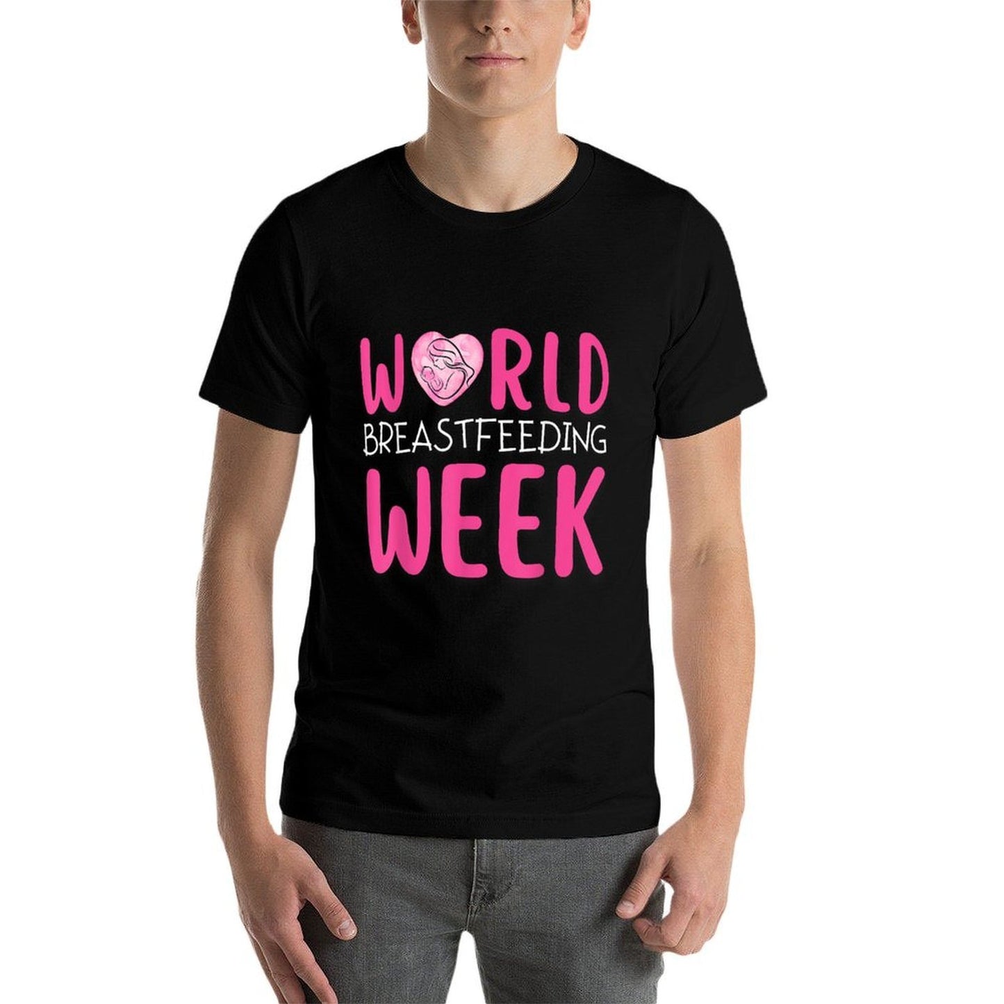 World Breastfeeding Week Awareness Month Mom Breastmilk Vintage-inspired T-Shirt