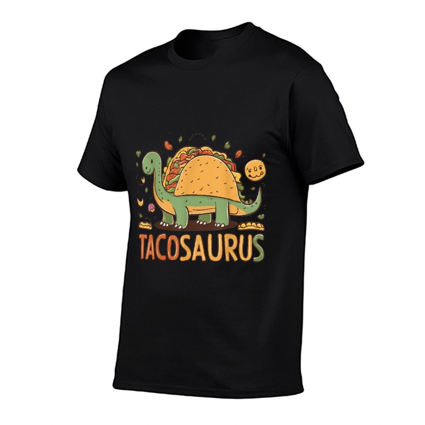 Tacosaurus Taco Dinosaur Dino Funny Cinco De Mayo Mexican Ribbed Collar T-Shirt