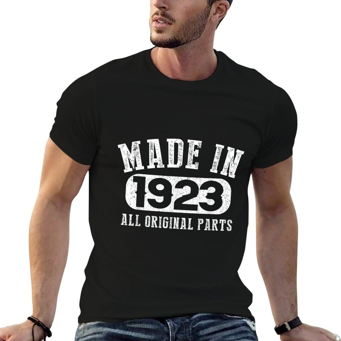 100 Years Old Made In 1923 All Original Parts,100th Birthday Comfortable T-Shirt