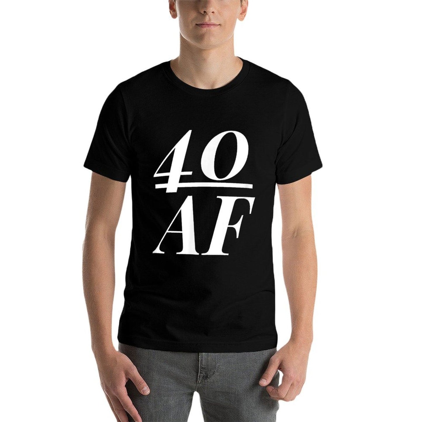 40 AF Funny 40th Birthday Gift 40 Year Old Idea 1978  Moisture-wicking T-Shirt