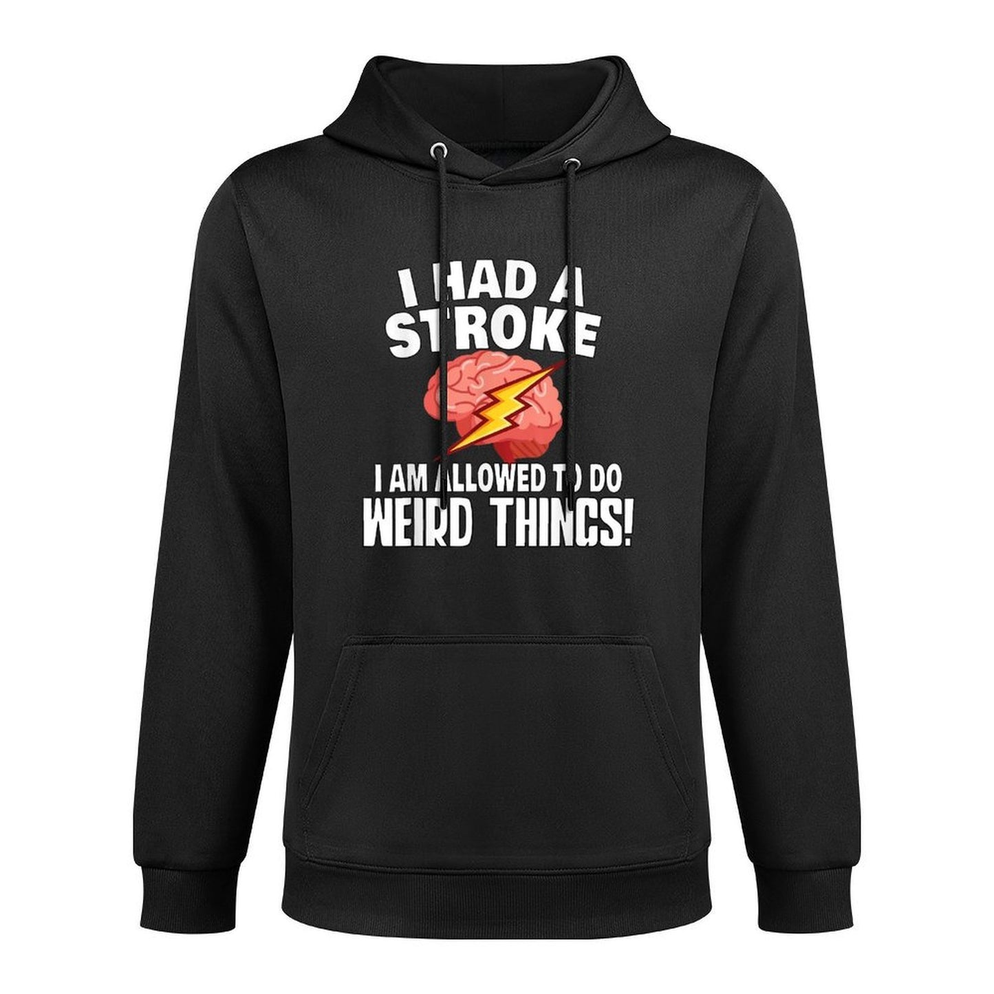 Stroke Survivor Stroke Awareness Rehab - Weird Things Medium-Weight Fabric Hoodie