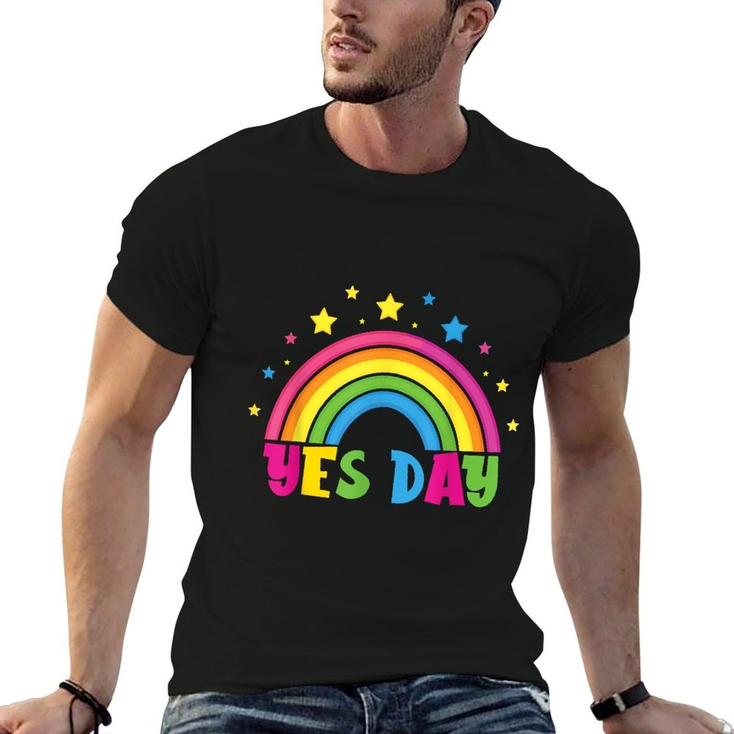 Yes Day Oversized Silhouette T-Shirt