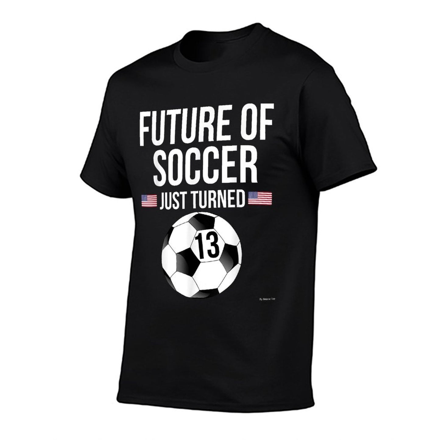 13th Birthday Soccer T 13 Year Old Birthday Gift Comfortable T-Shirt