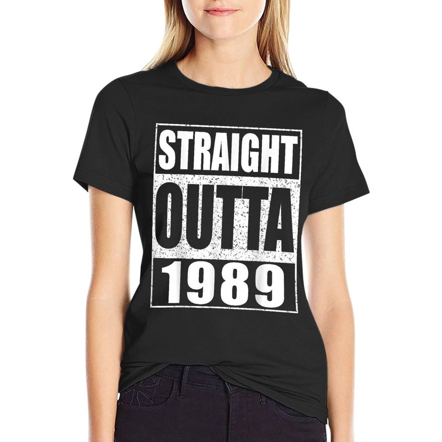 Straight Outta 1989 35th Birthday Slim-fit Cut T-Shirt