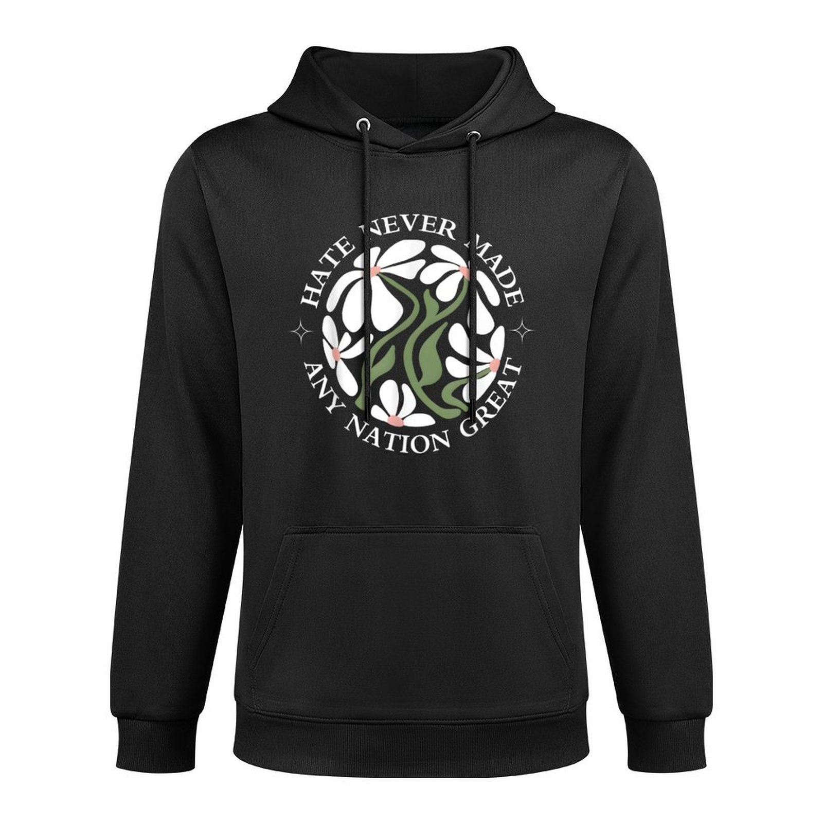 Anti Trump Floral Butterflies Democrat President Liberal All-Day Comfort Hoodie