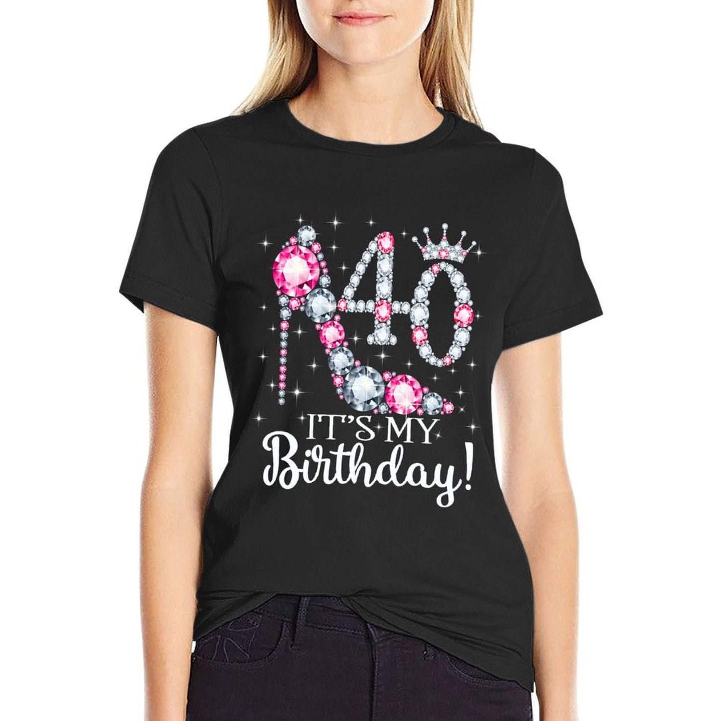 40 It's My Birthday 1982 40Th Birthday Gifts For Ladies  Slim-fit Cut T-Shirt