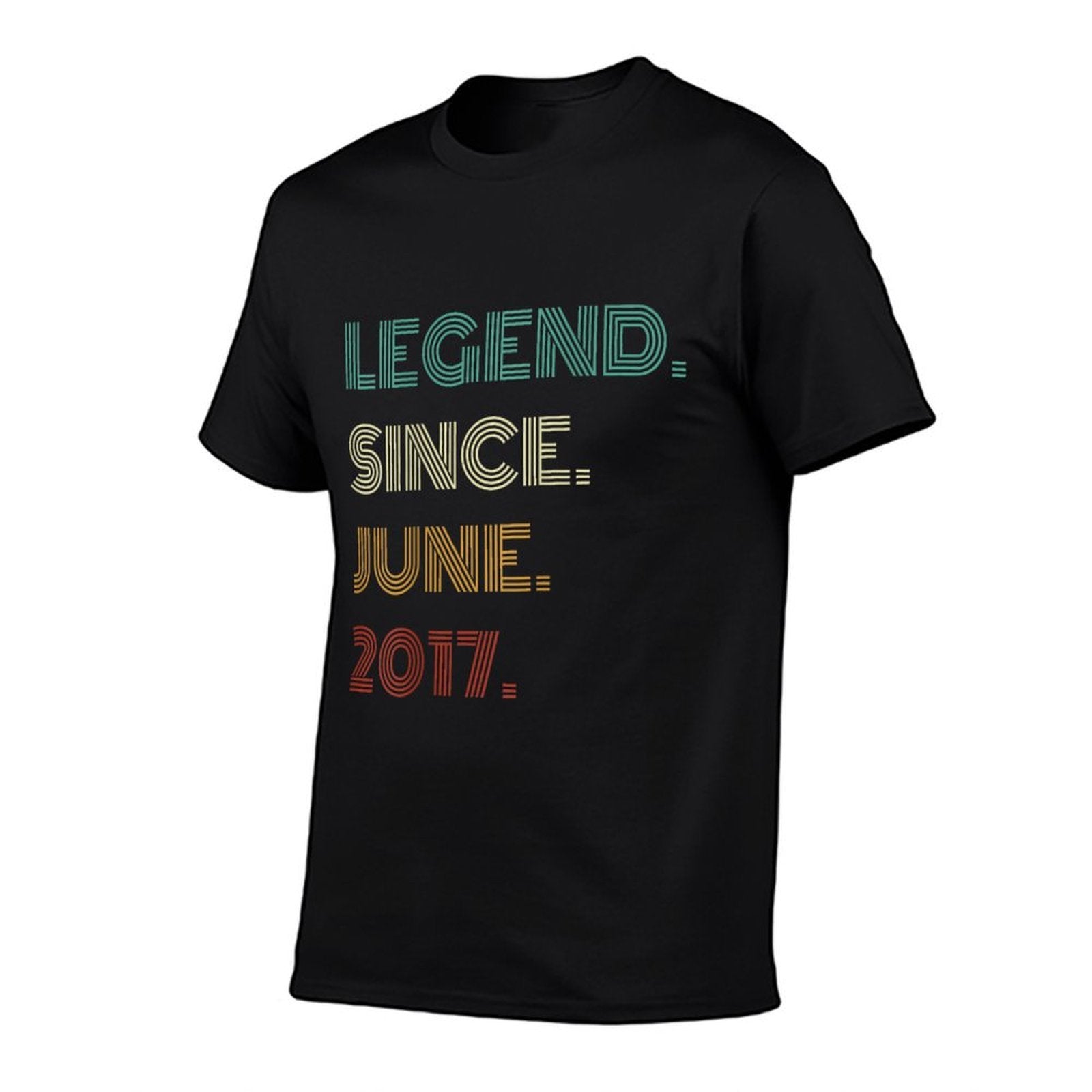 8 Years Old Legend Since June 2017 8th Birthday  Tagless Design T-Shirt