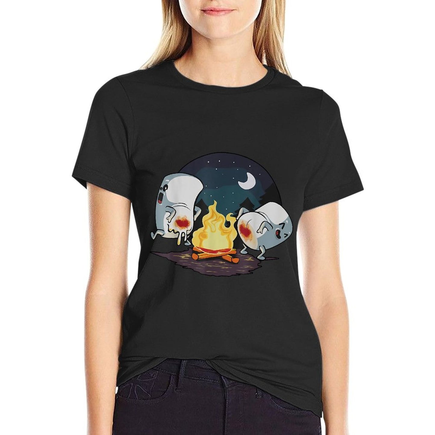 Smores Smores Marshmallow Campfire Camping Roasting Bonfire  Classic T-Shirt