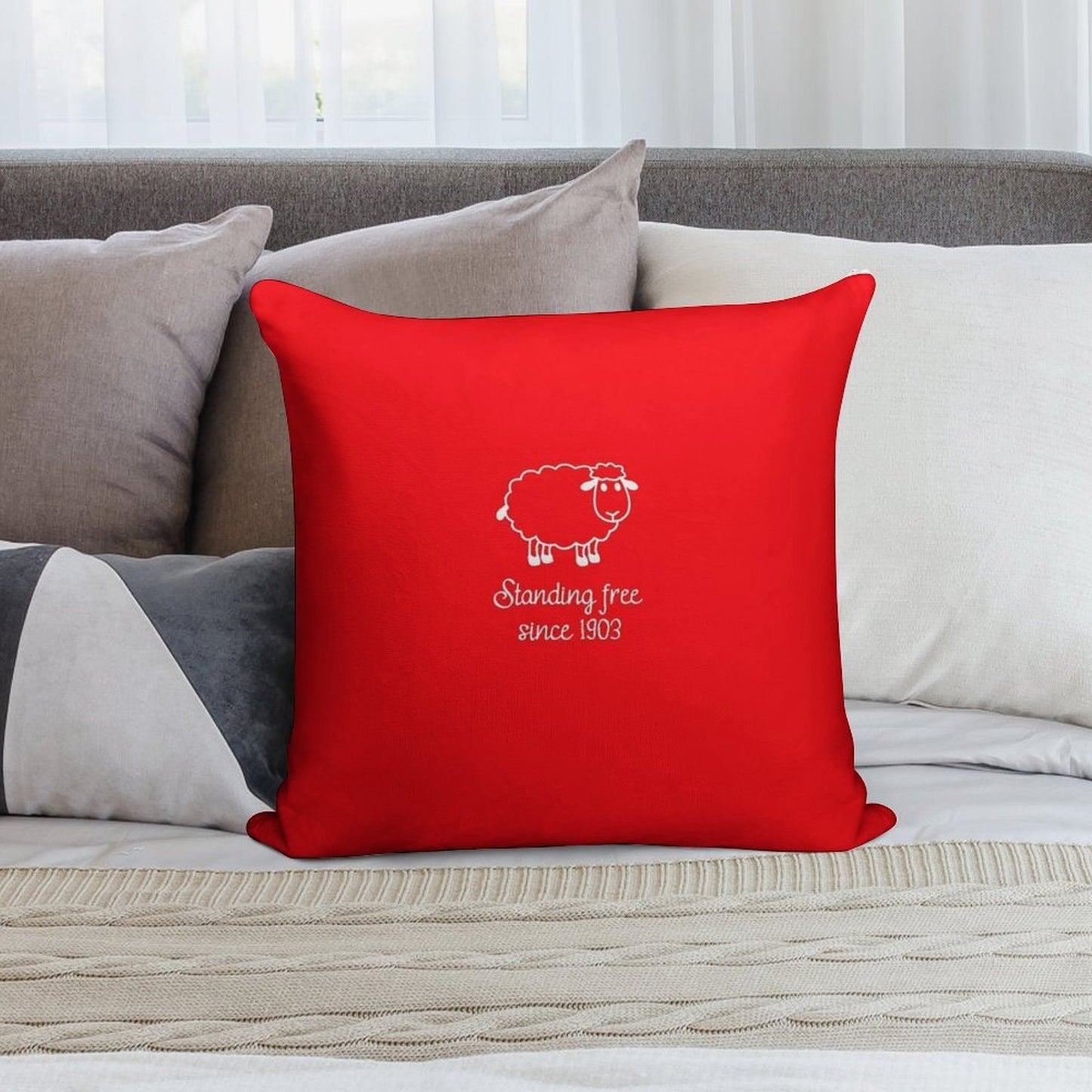 Aberdeen FC Standing Free Soft Skin-Friendly Throw Pillow