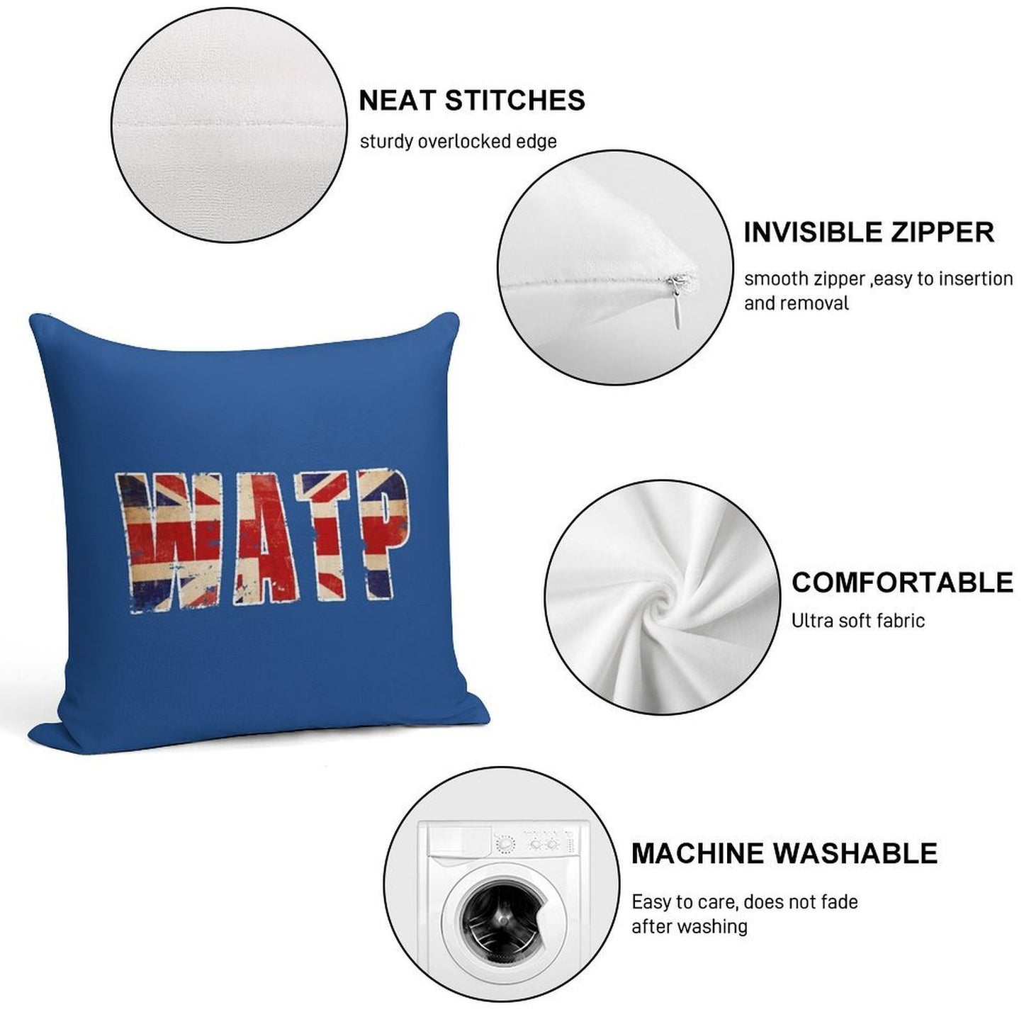 We Are The People - Rangers Soft High-Density Material Throw Pillow