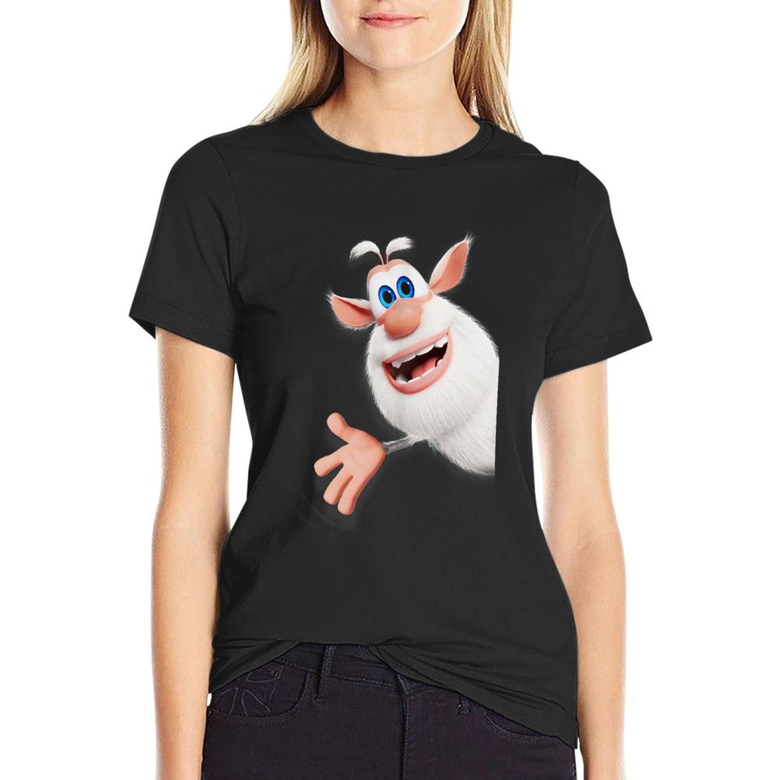 Booba Cartoon Character Merch  Breathable T-Shirt